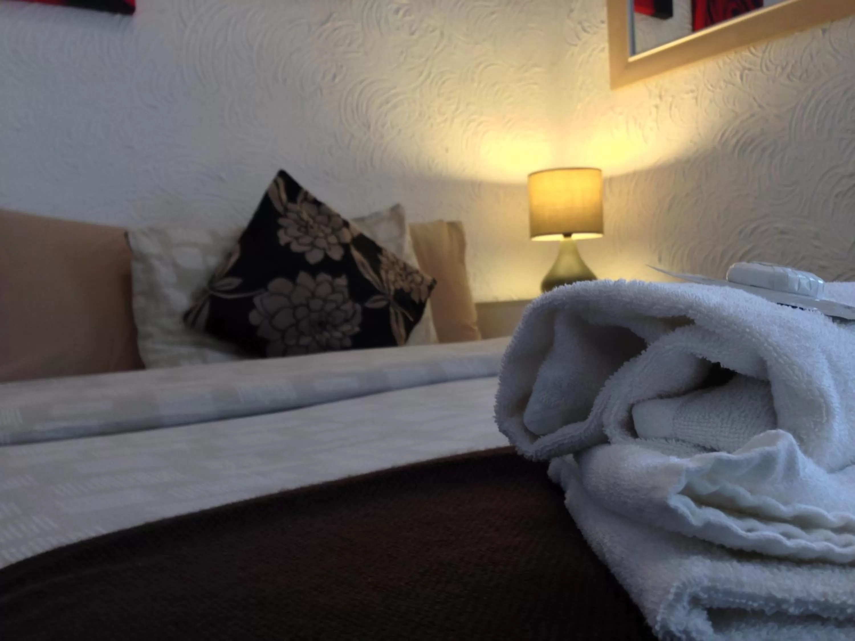 Decorative detail, Bed in Wilsons Hotel - Blackpool Tower View