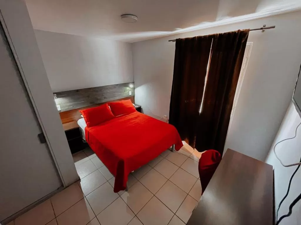 Bed in Hotel Plaza Colon