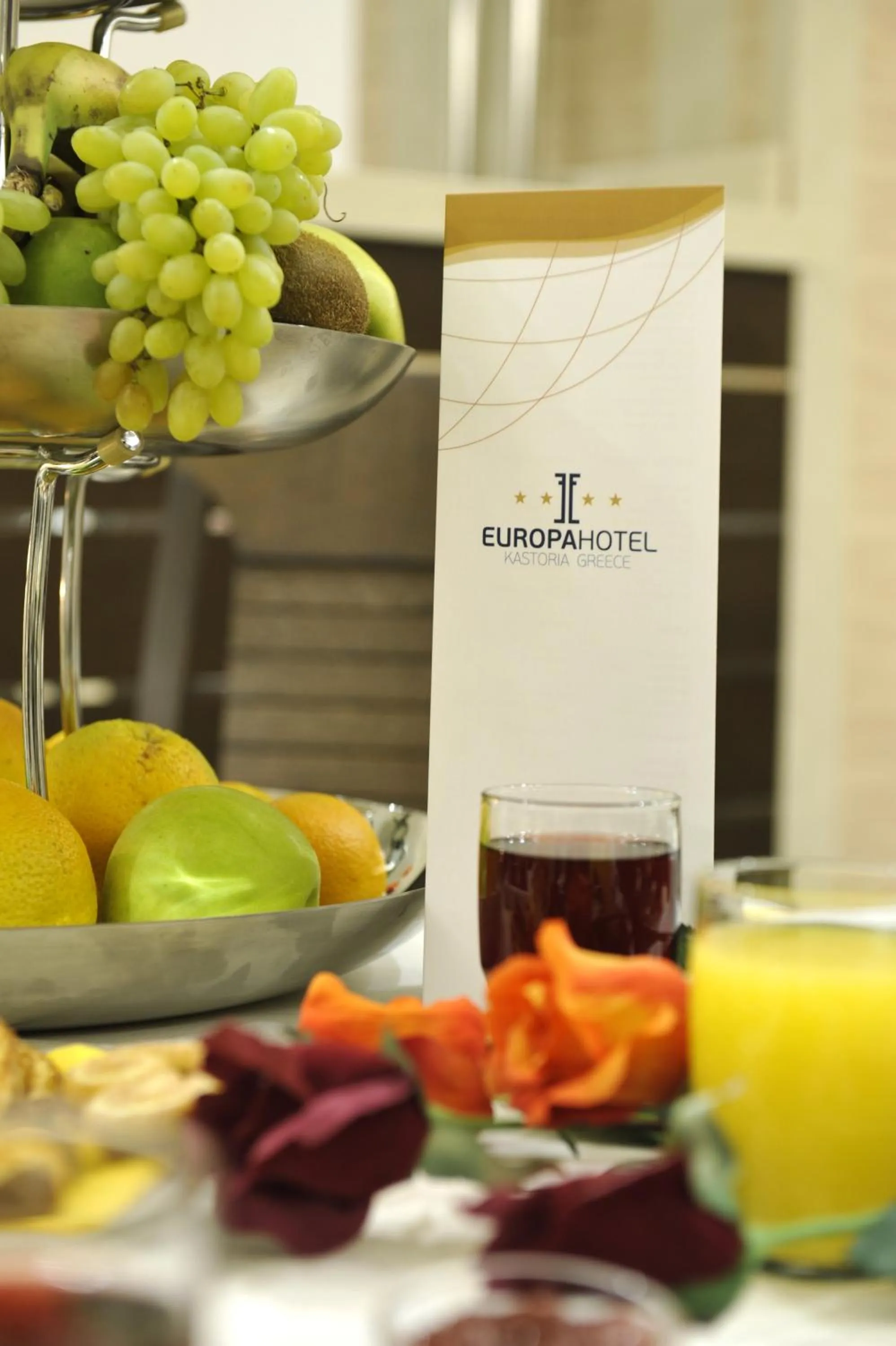 Food and drinks in Europa Hotel