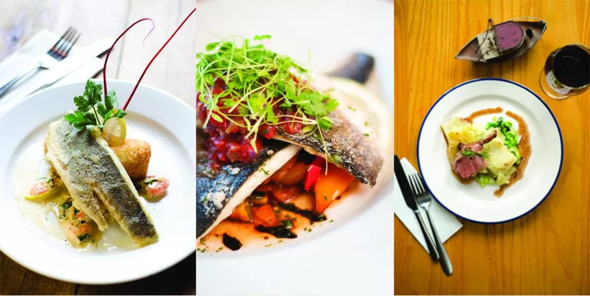 Food and drinks in The Boathouse