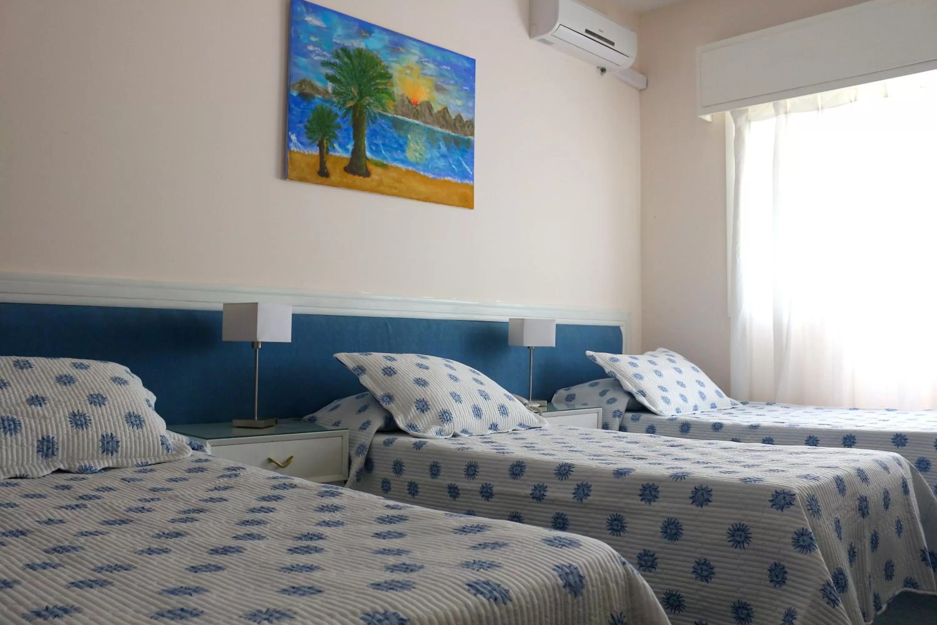 Bedroom, Bed in Hotel San Martin