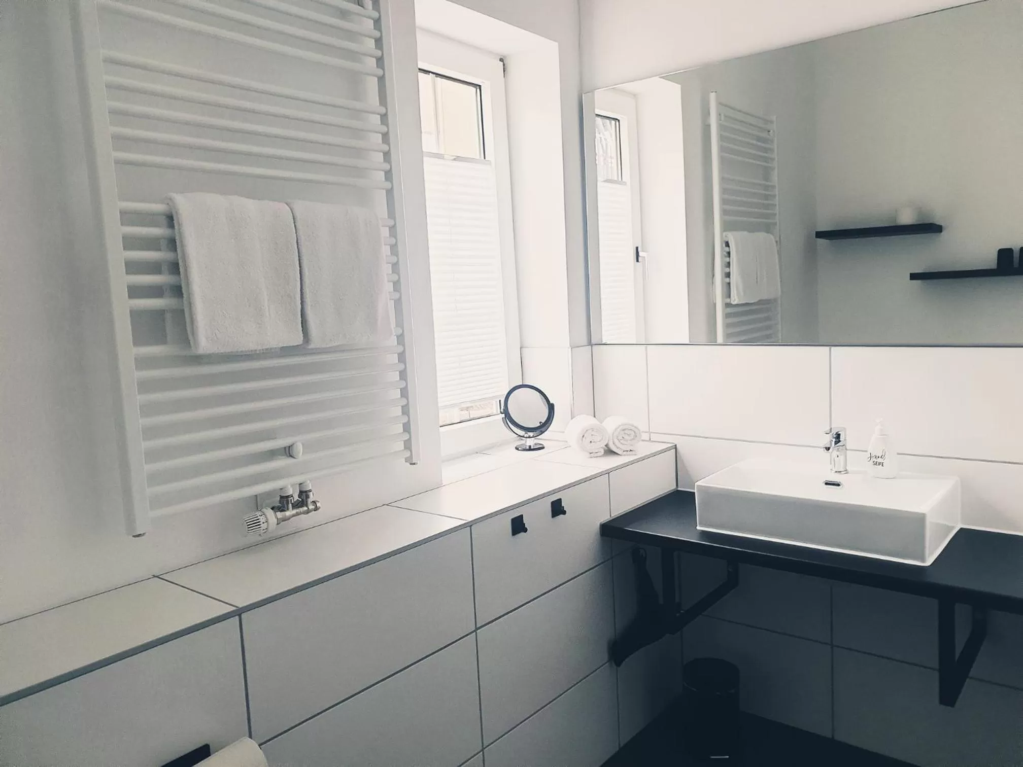 Bathroom in Hotel Apartment Ferienwohnung Meyenhof Frankenberg Eder