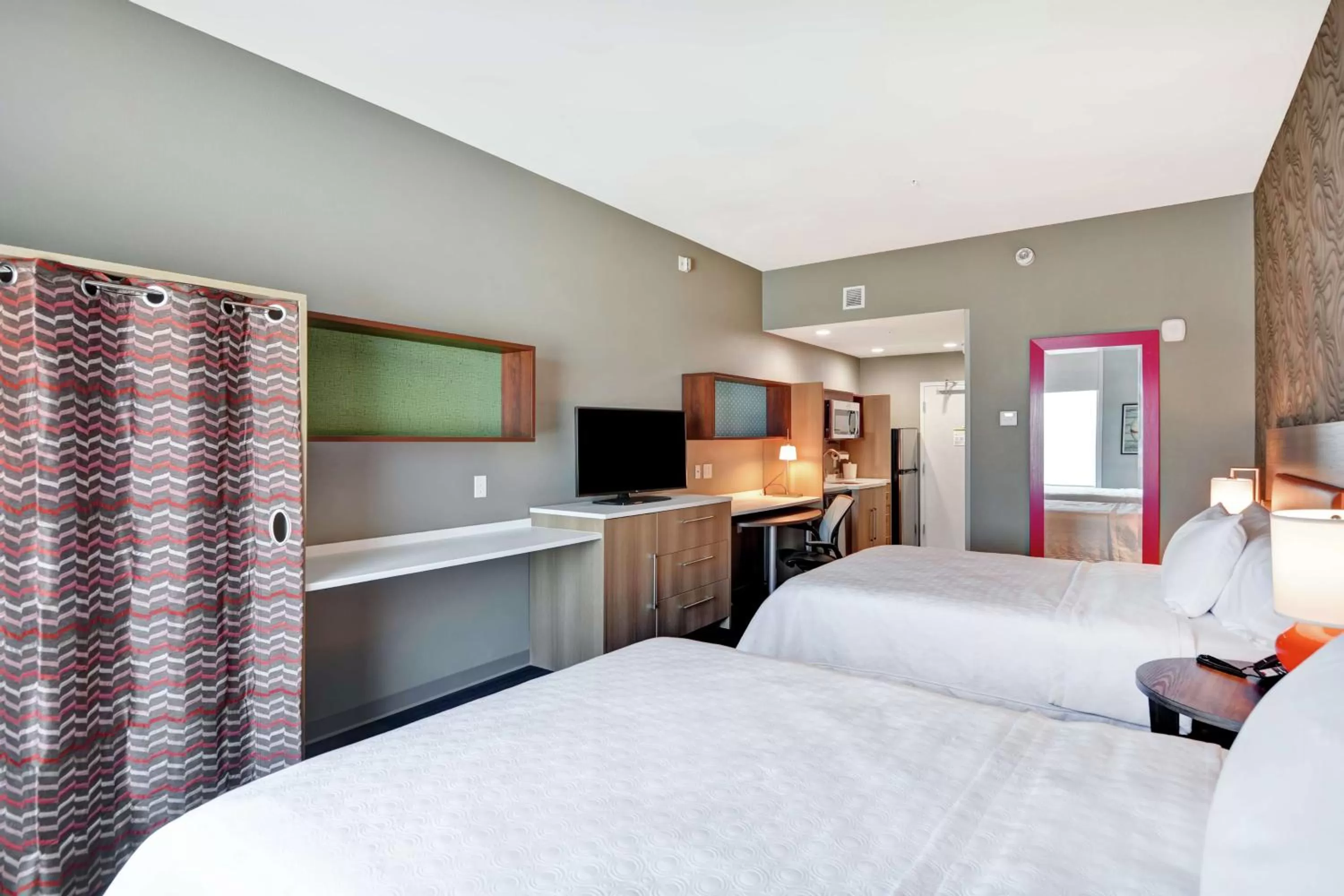 Bedroom, Bed in Home2 Suites By Hilton McKinney