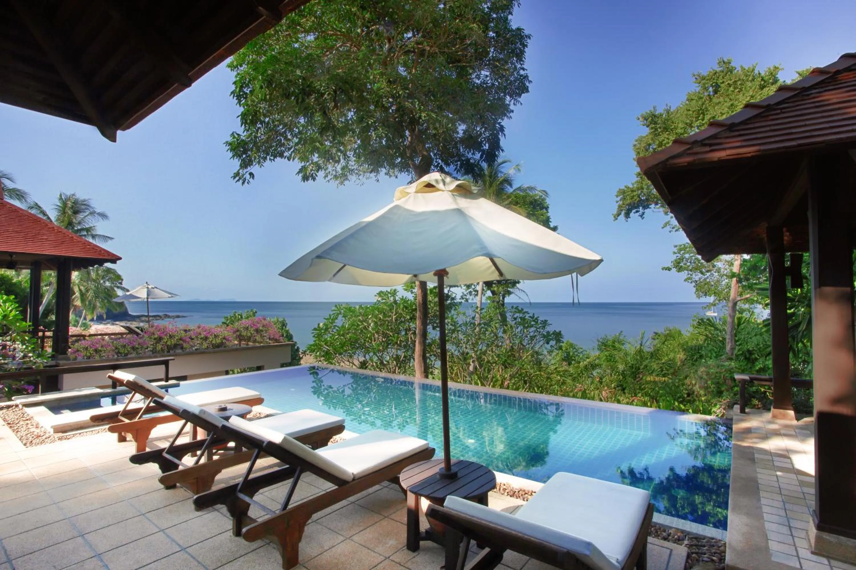 Pool view in Pimalai Resort & Spa