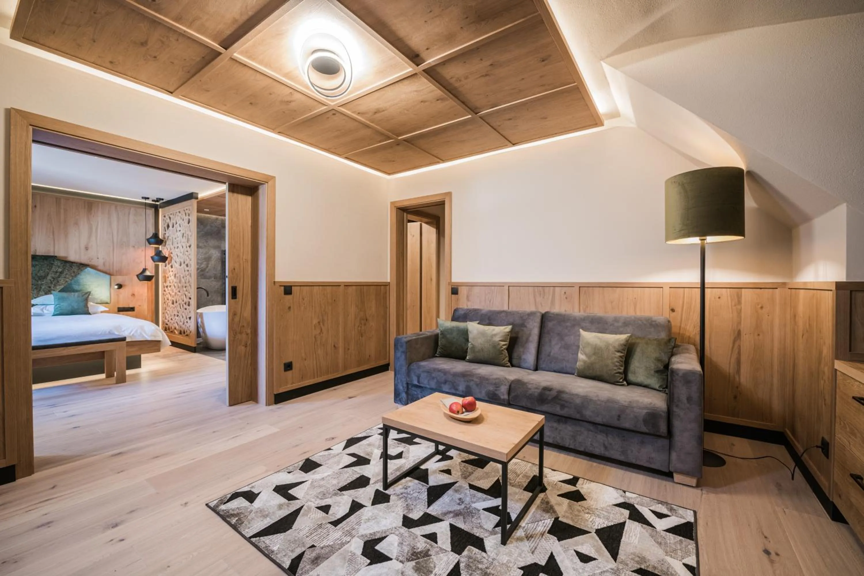 Living room, Bed in Majestic - Unique Spa Resort