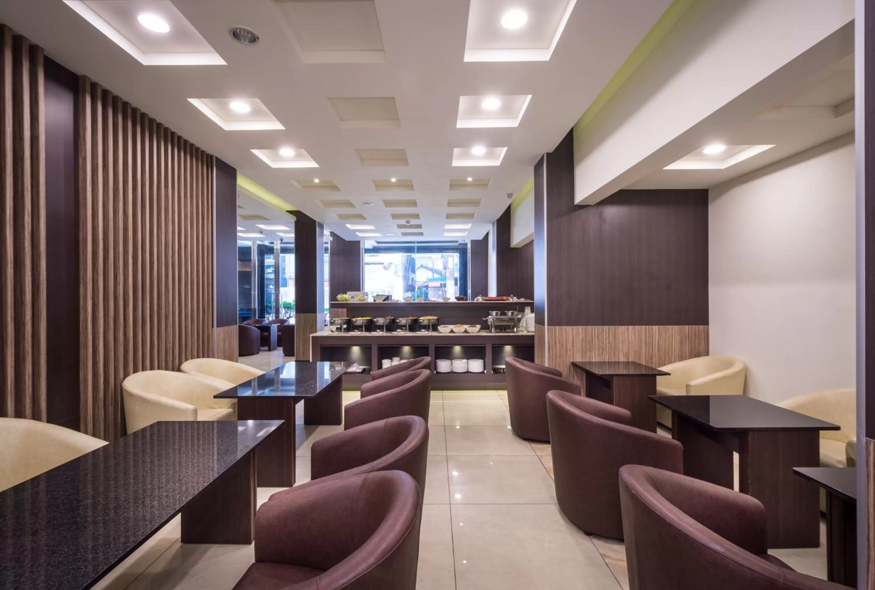 Buffet breakfast in Twinstar Hotel