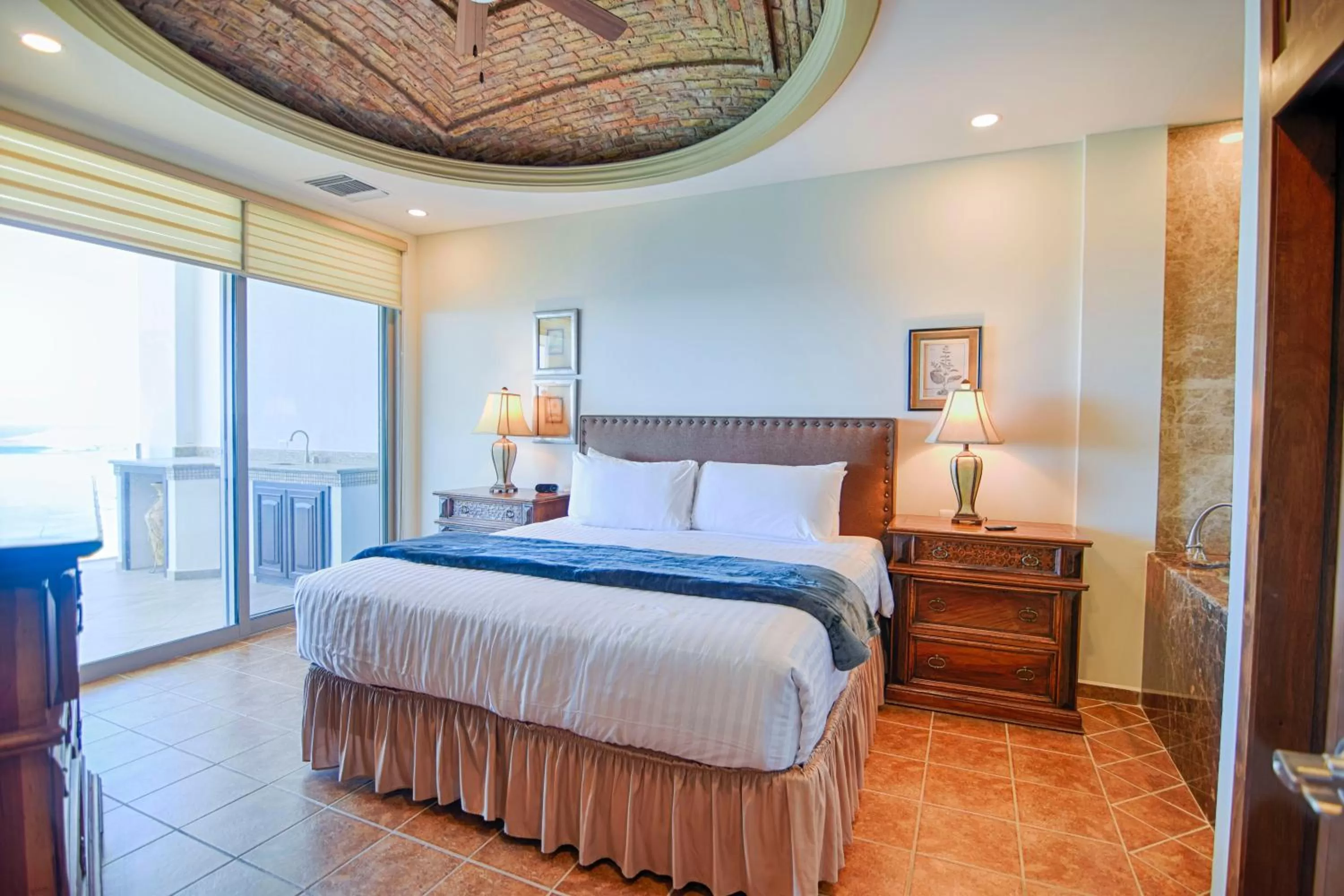 Bed in Esmeralda Beach Resort