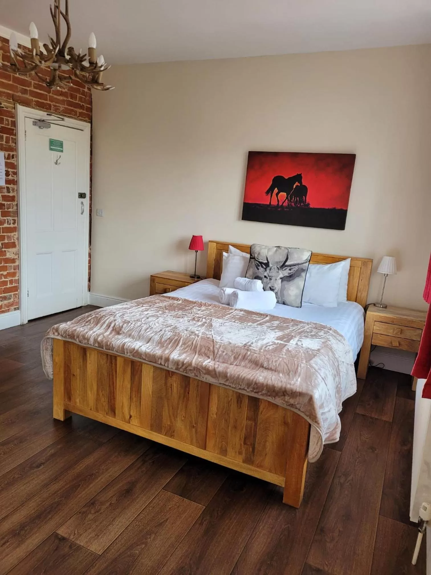 Bed in The Trusty Servant Inn