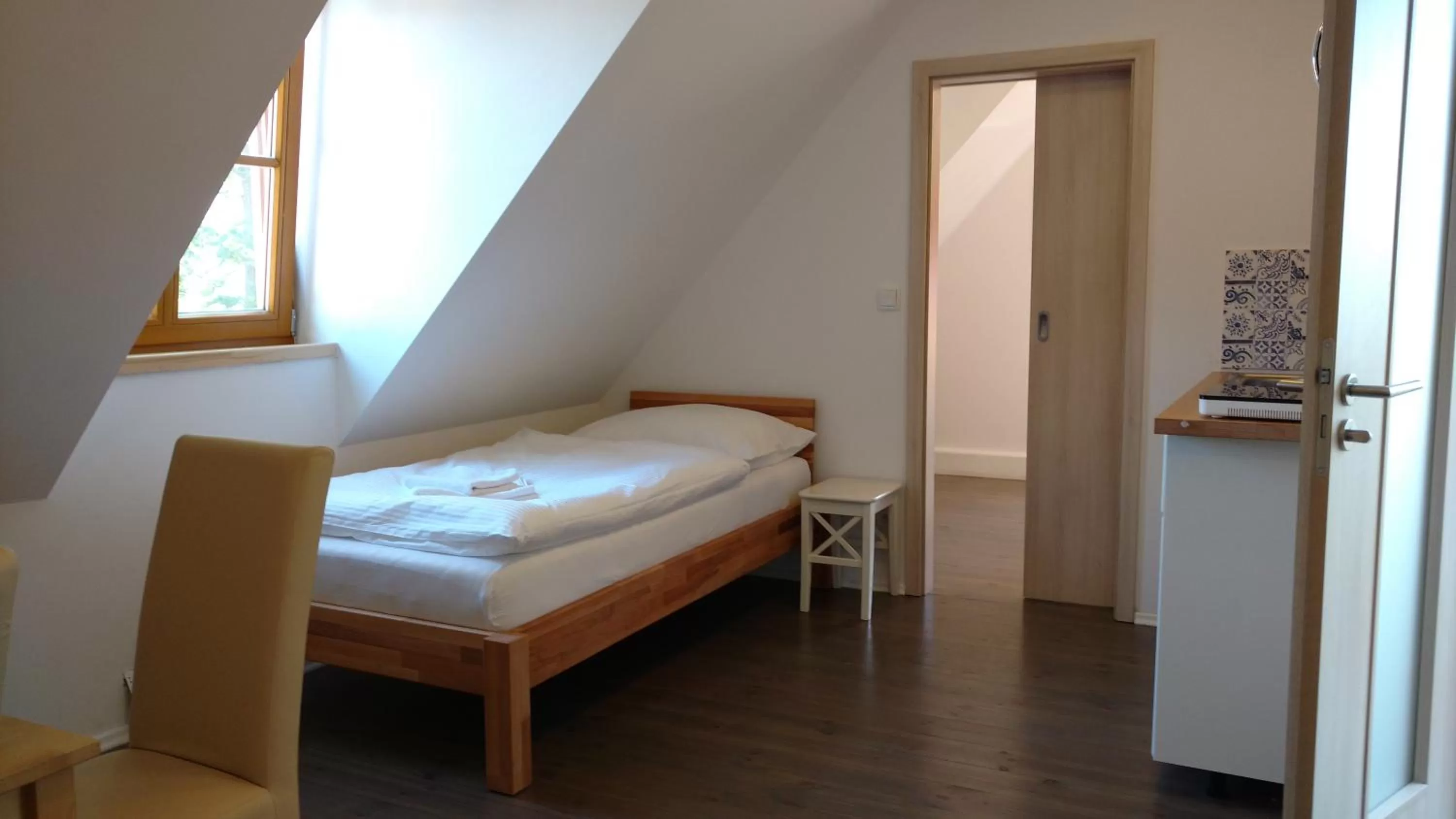 Bed in Apartmány Malý mnich