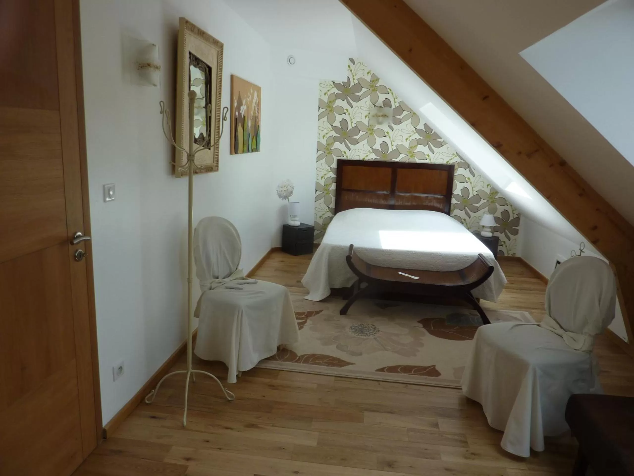 Bed in Les Chambres D'oriane