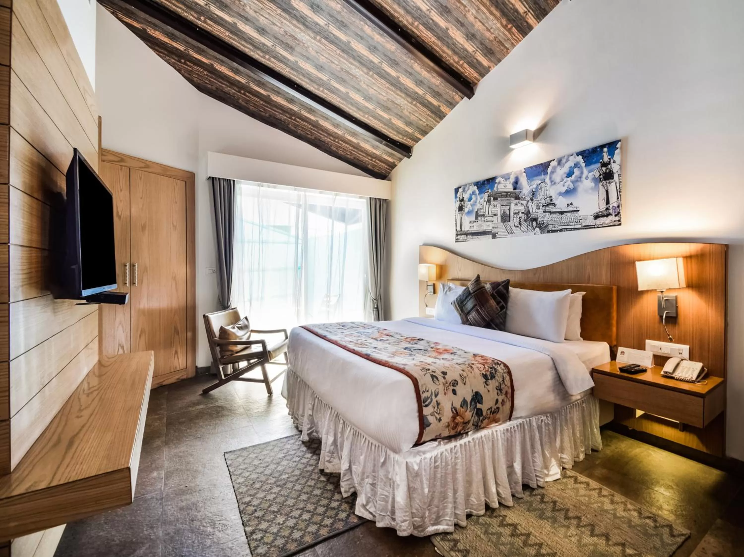 Bed in Bamboo Saa Resort & Spa - Udaipur