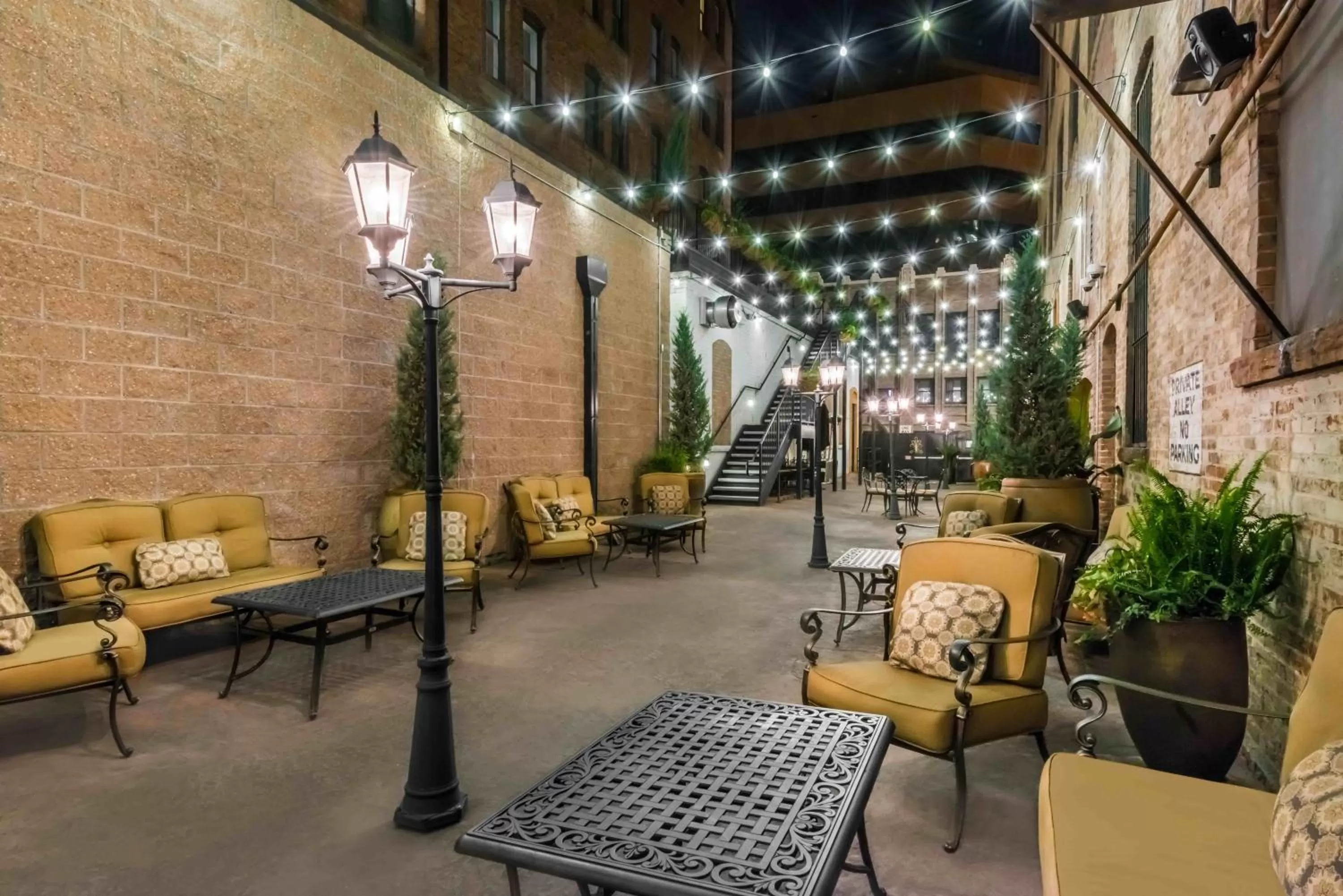 Patio in The Mining Exchange