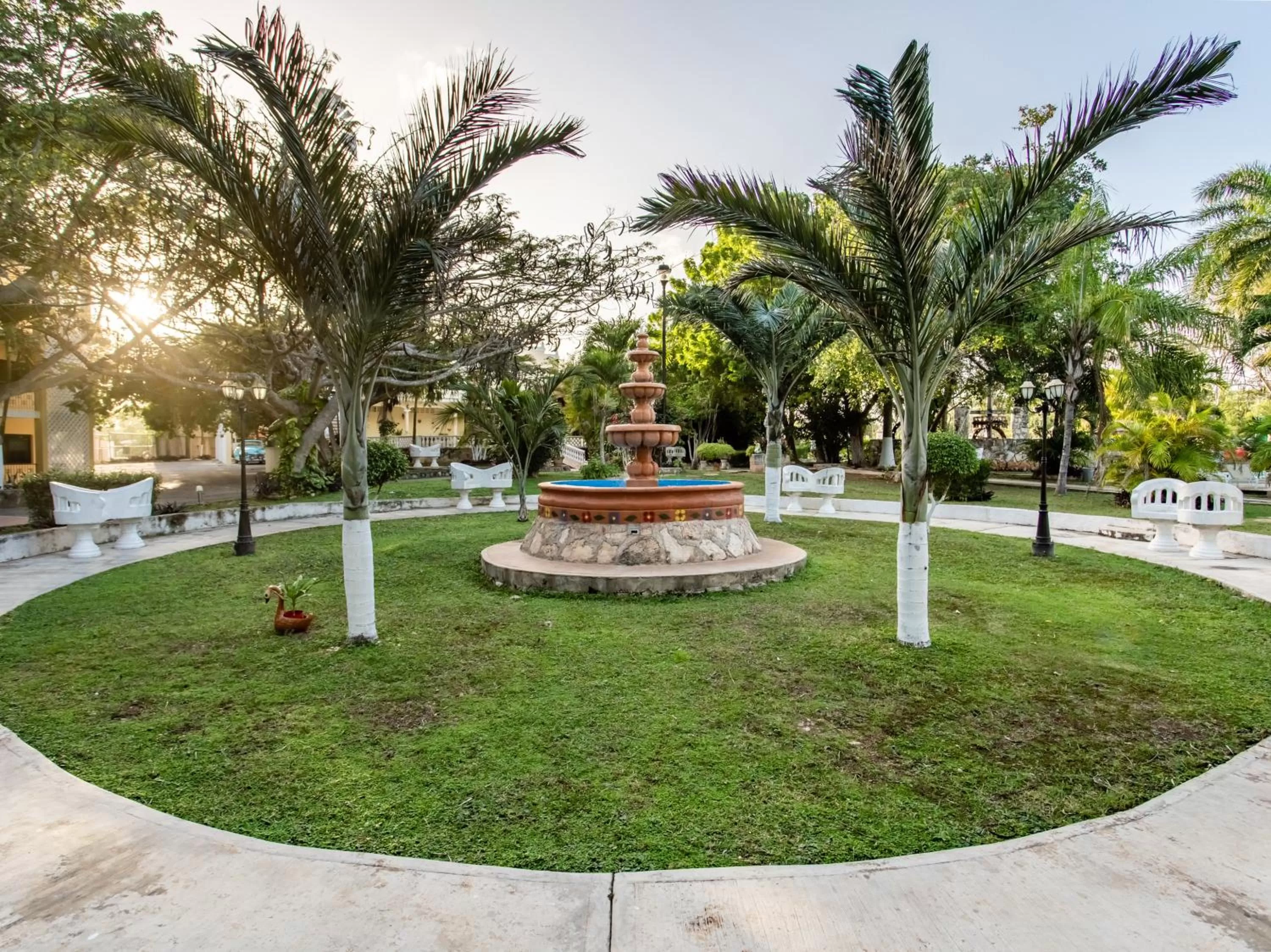 Garden in Hotel Hacienda Sánchez