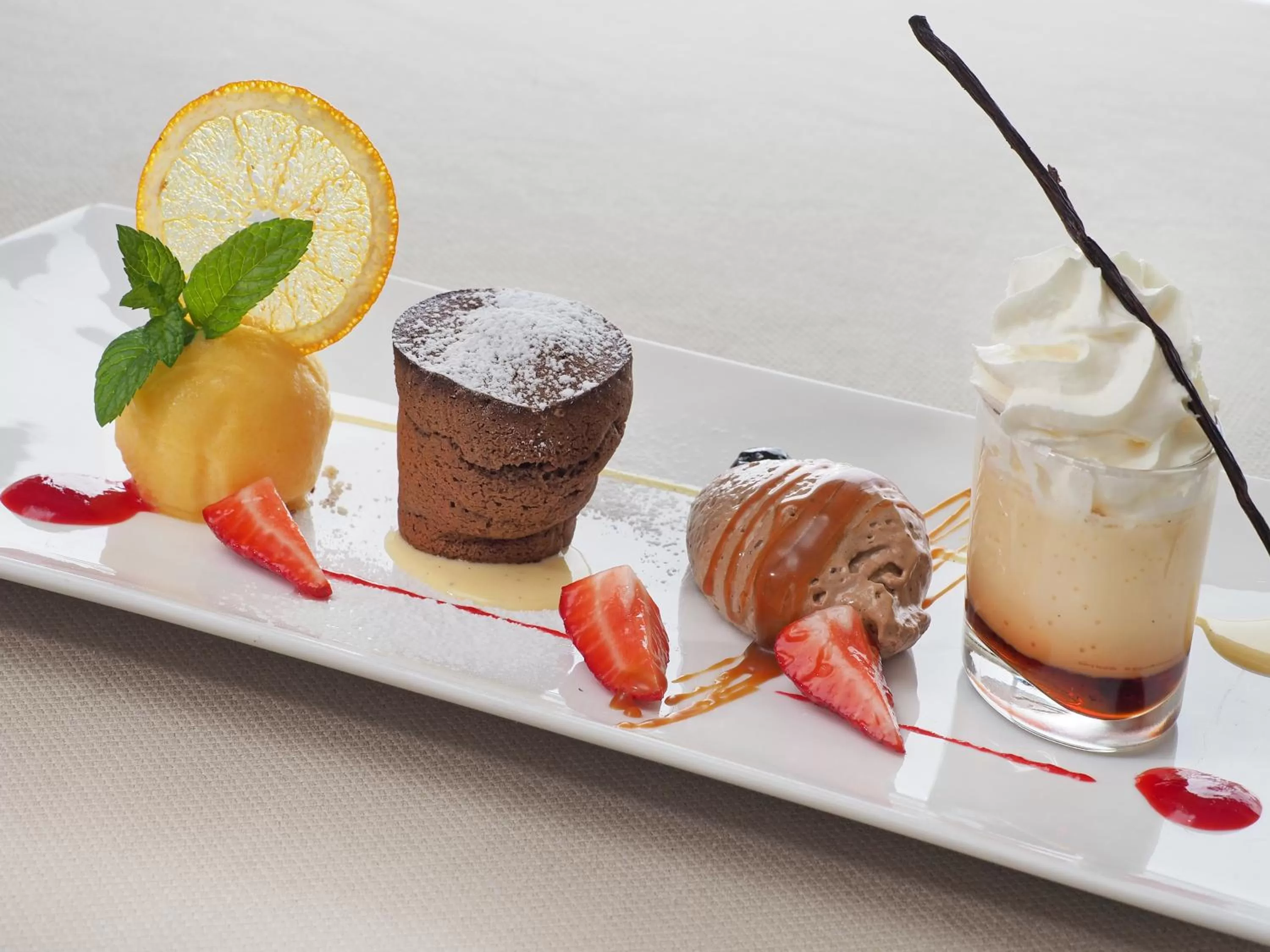 Food close-up in Charme Hotel Ristorante Tre Terre