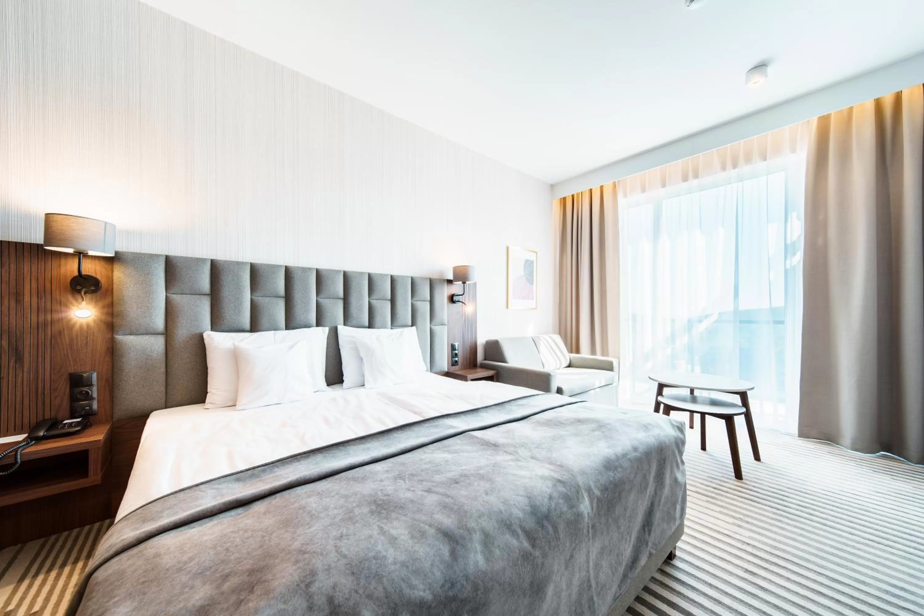 Bed in Elements Hotel&Spa