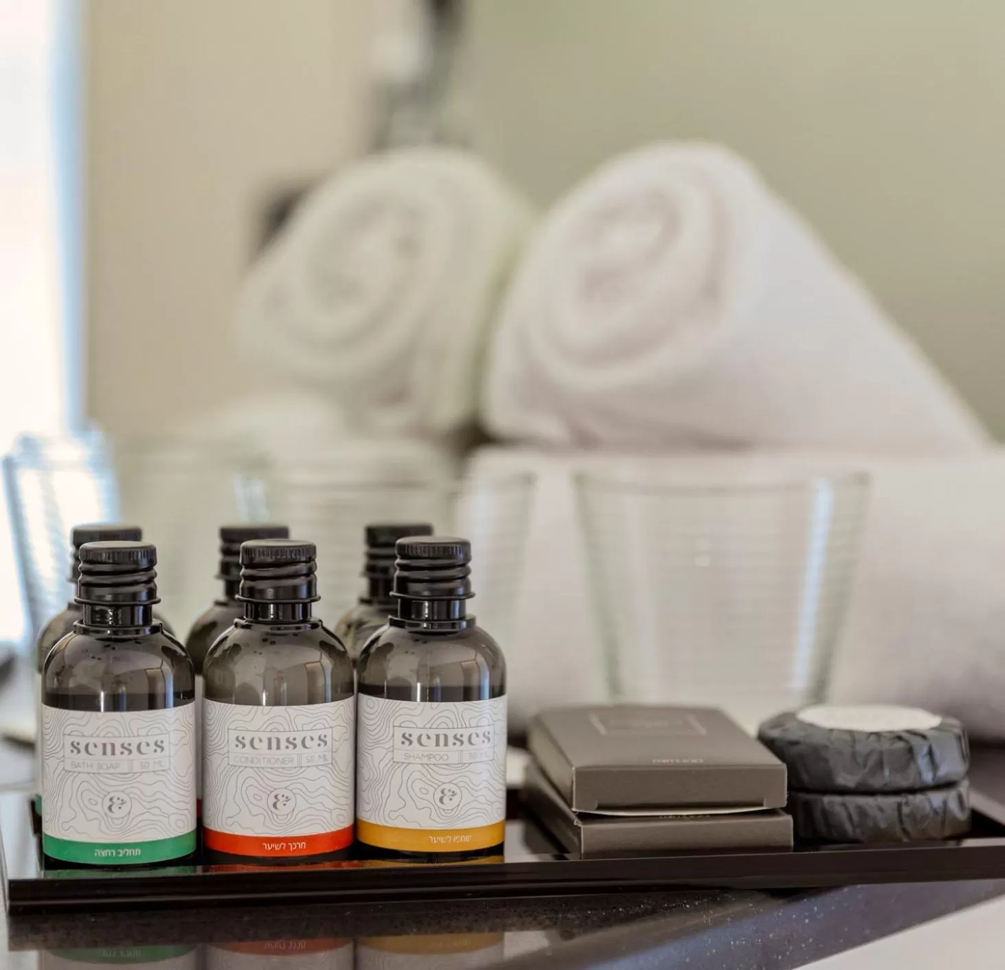 Bathroom, Bed in Numa Hotel Jaffa