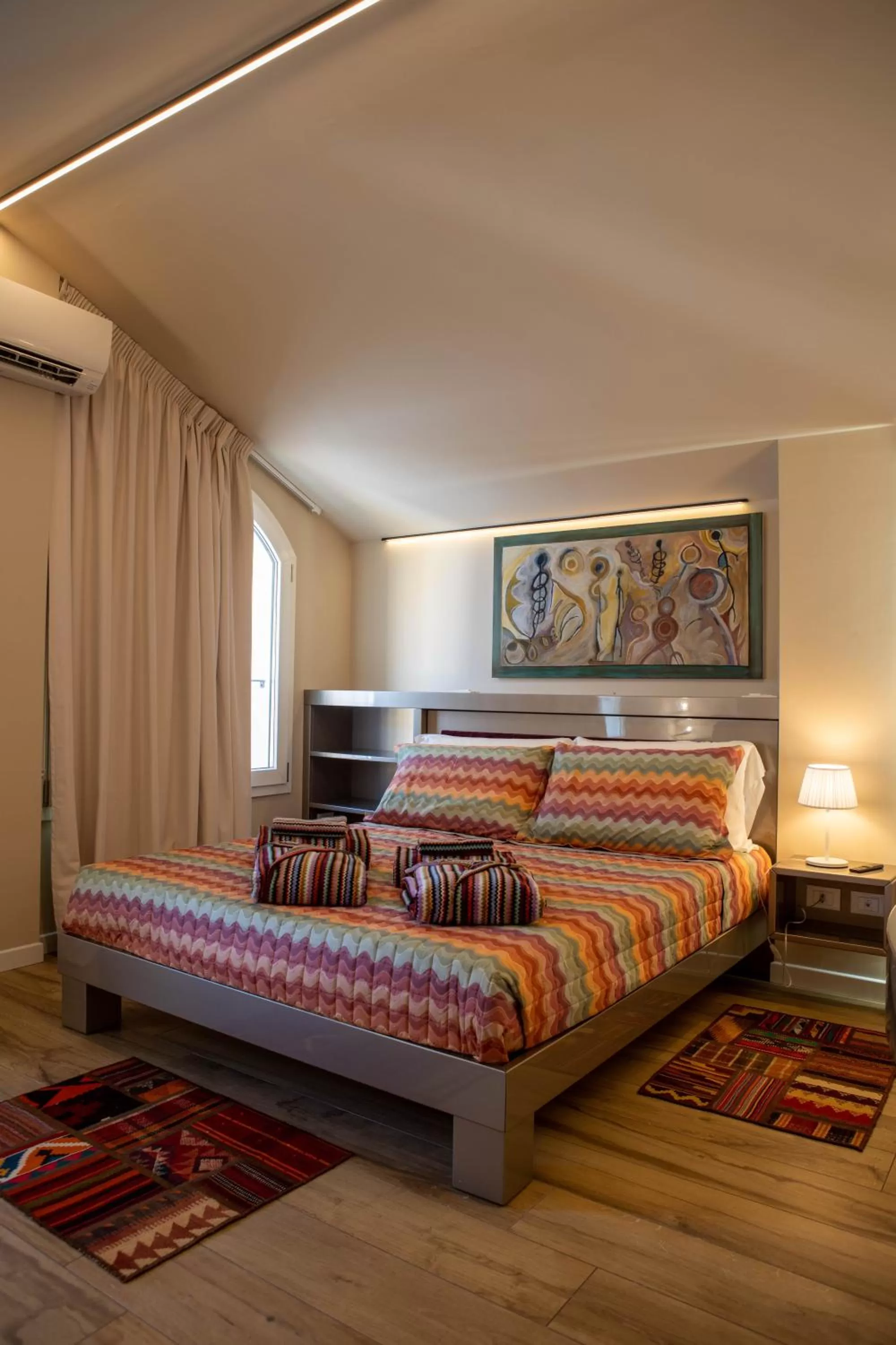 Bedroom, Bed in Vespasiani Suites