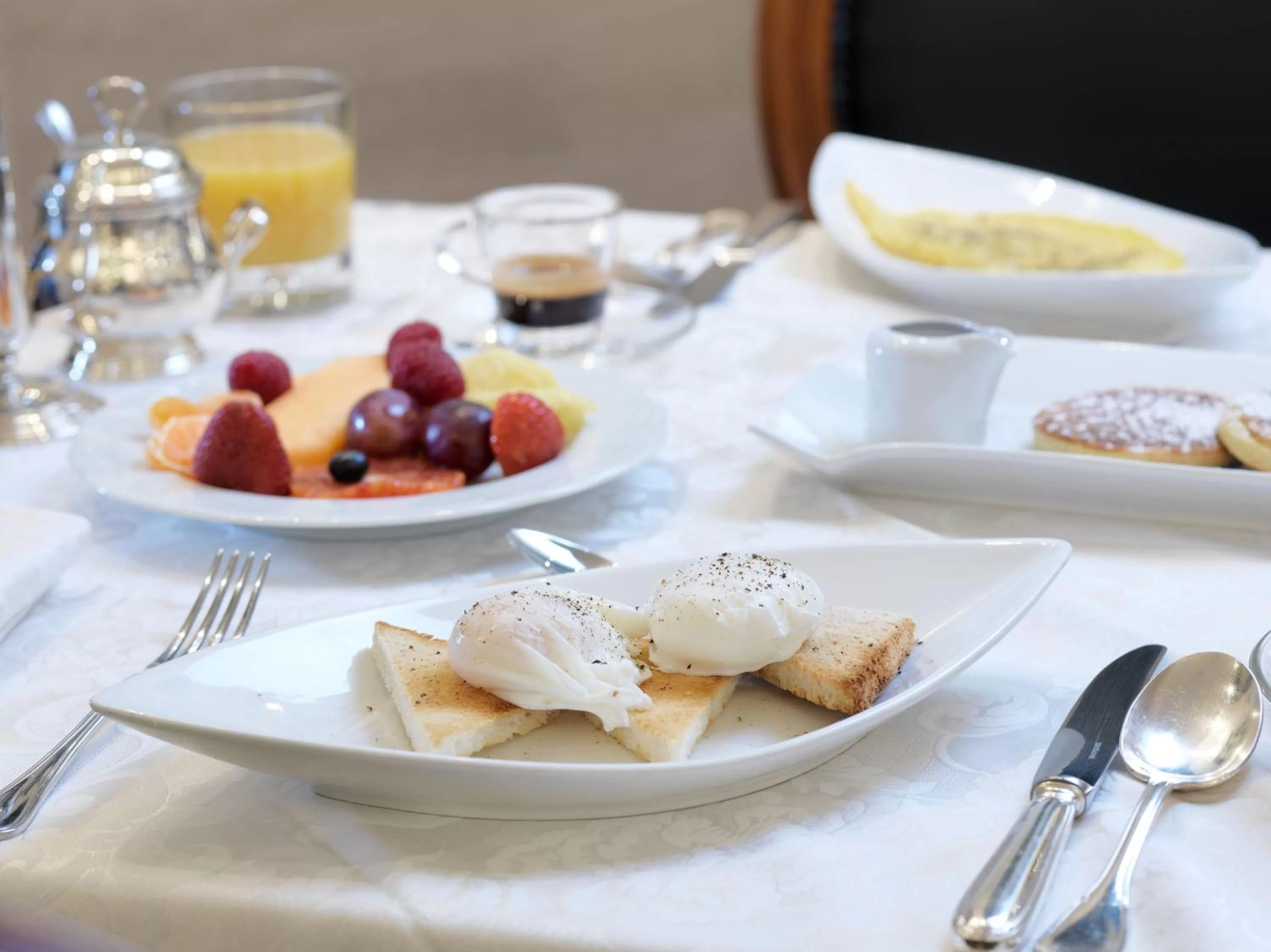 Food close-up in Hotel Barocco
