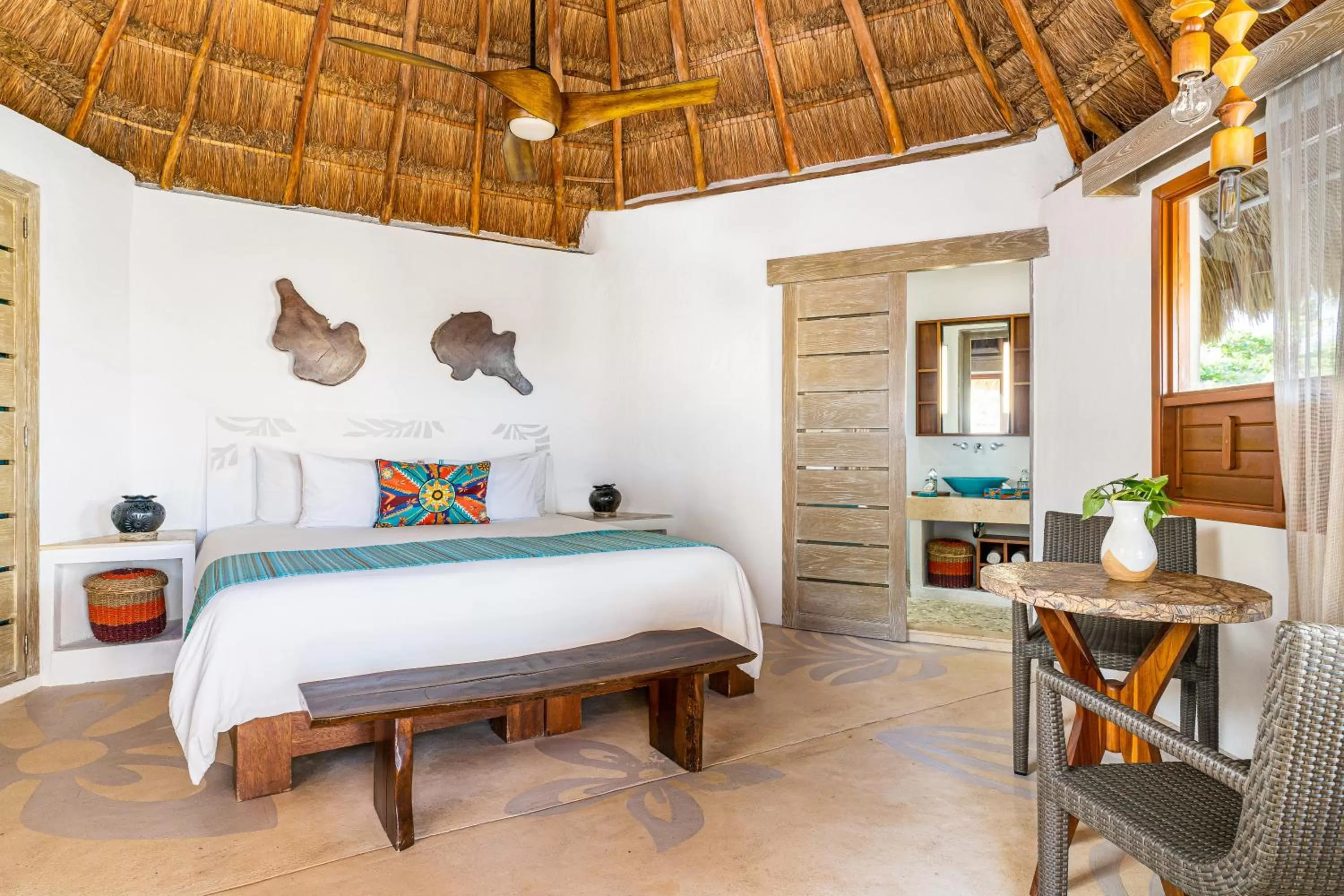 Photo of the whole room, Bed in Mahekal Beach Front Resort & Spa