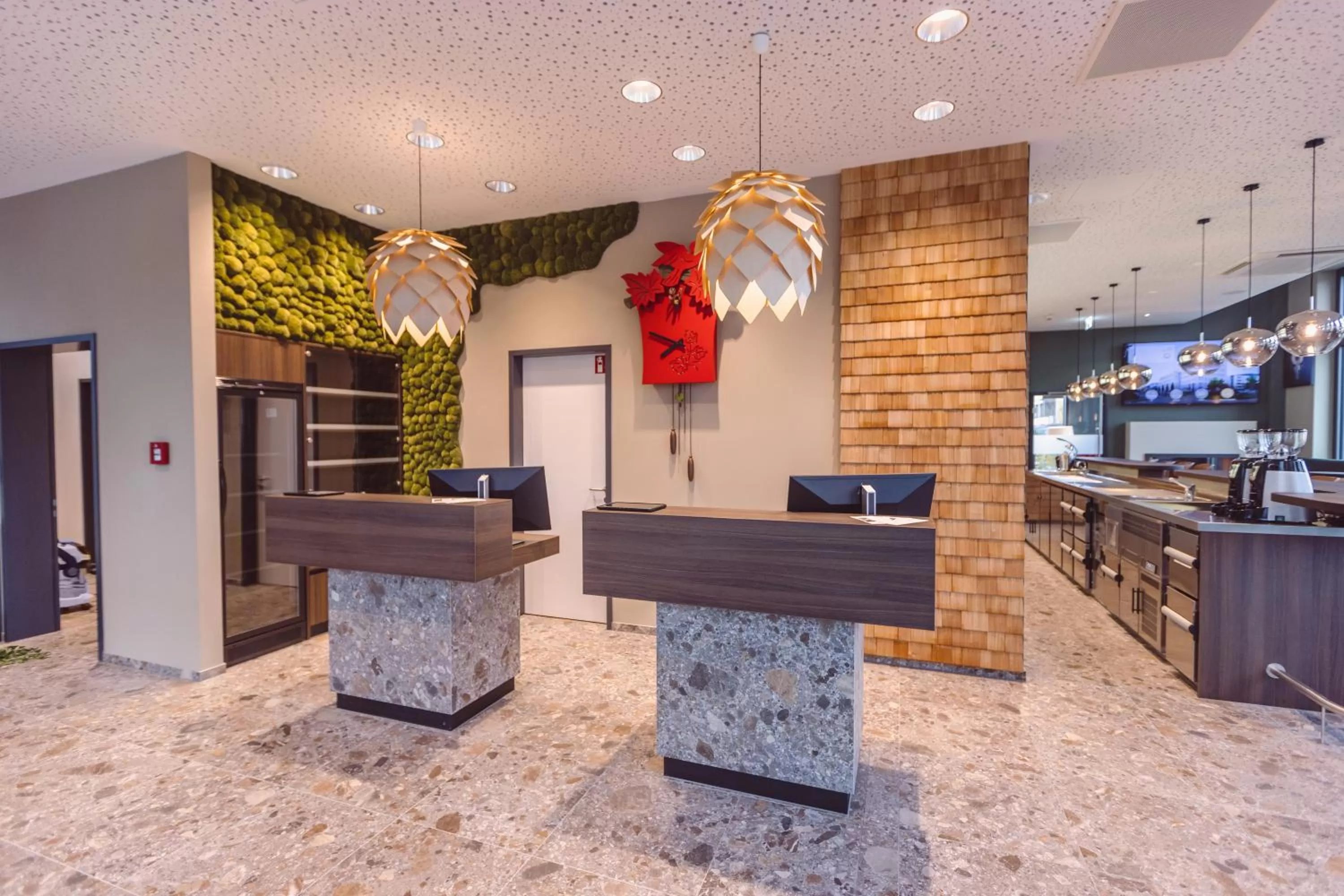 Lobby or reception in Hotel Libertas elements pure