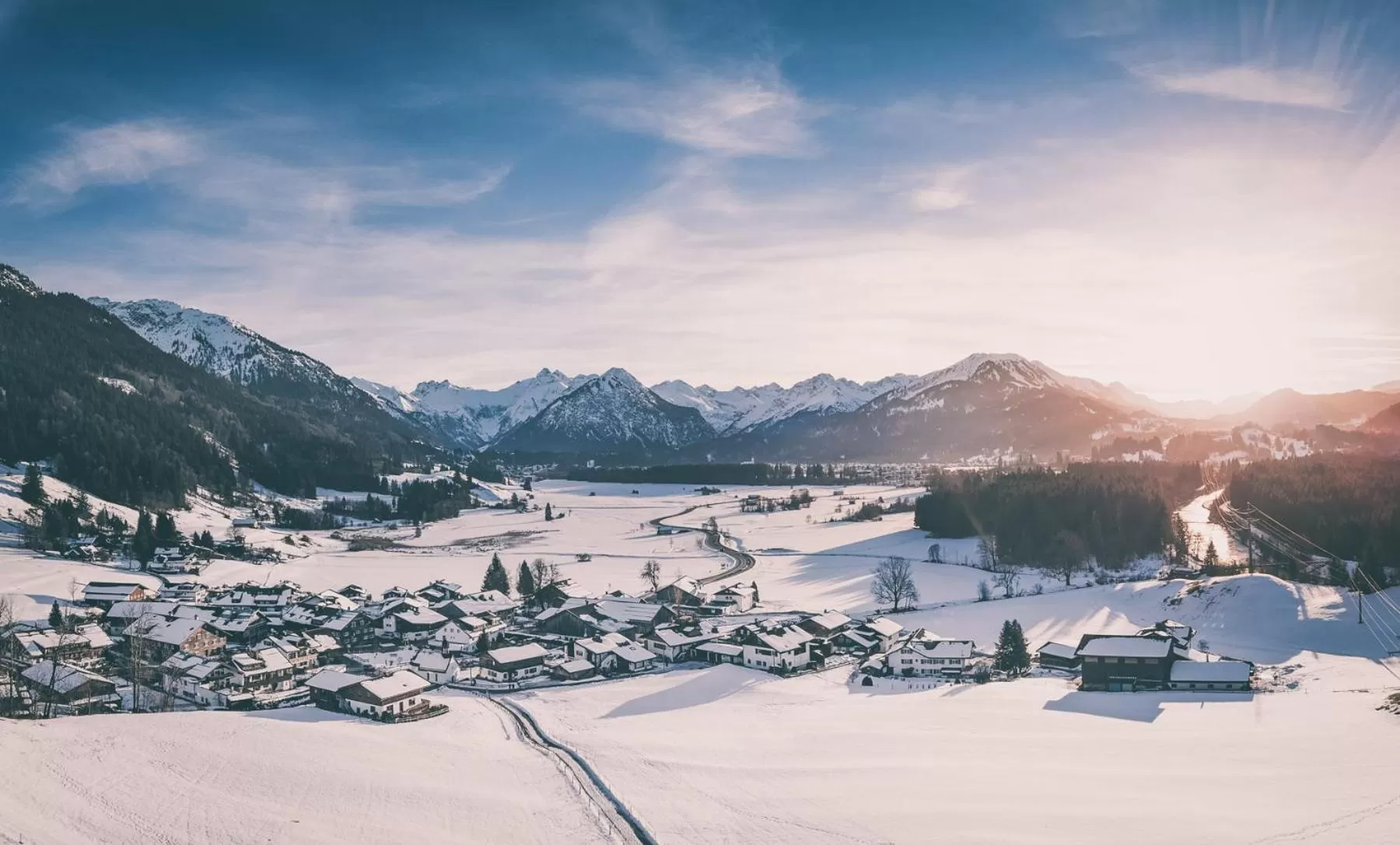 Bird's eye view in Familien- und Wellnesshotel "Viktoria"