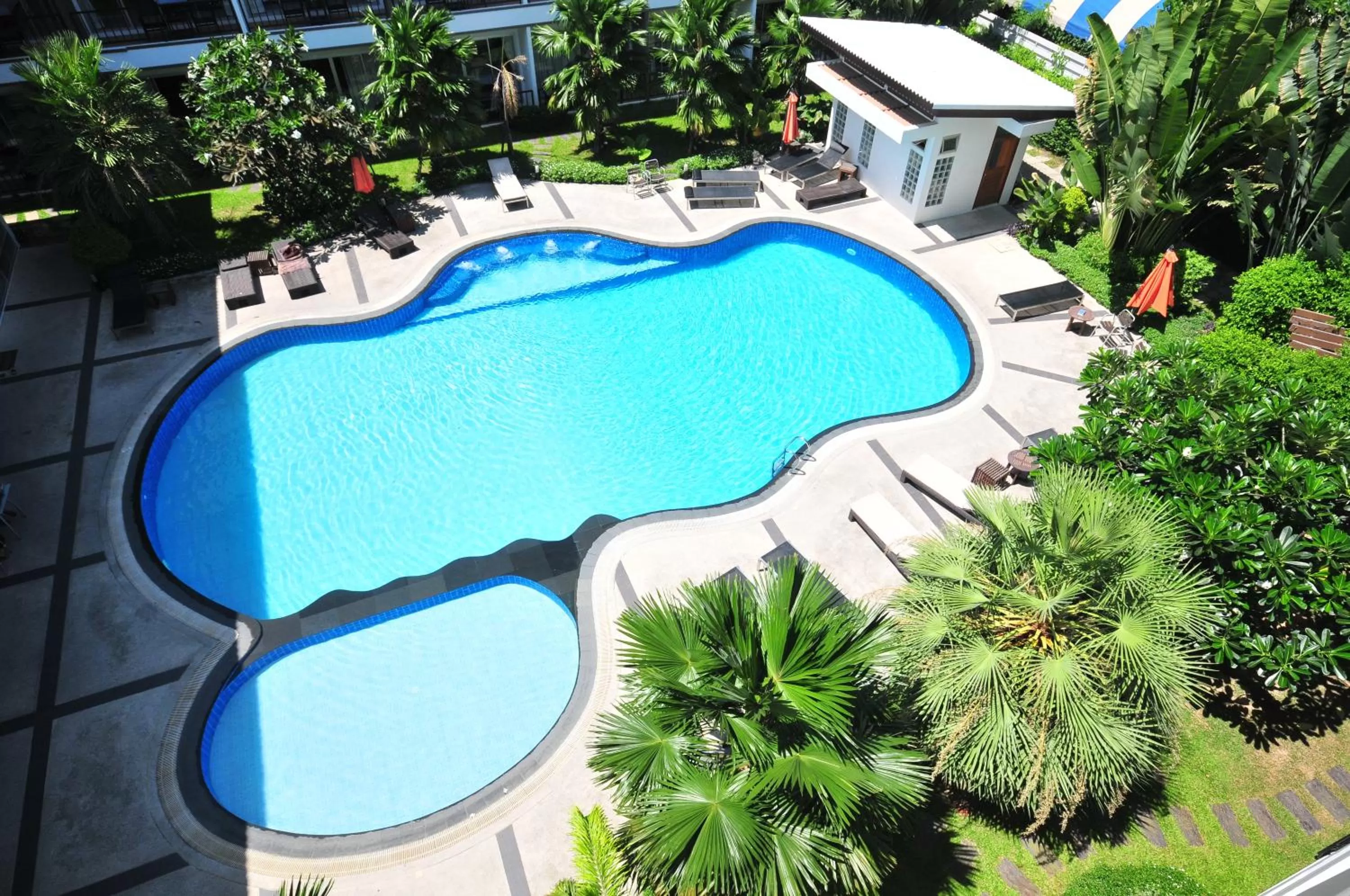 Swimming pool in BS Residence Suvarnabhumi