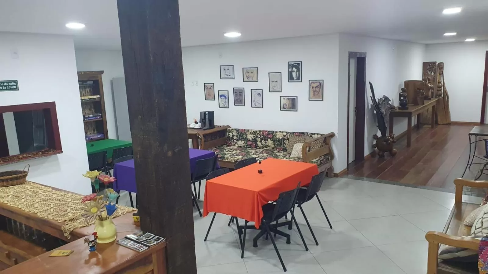 Living room, Restaurant/Places to Eat in Mirante Mineiro Pousada