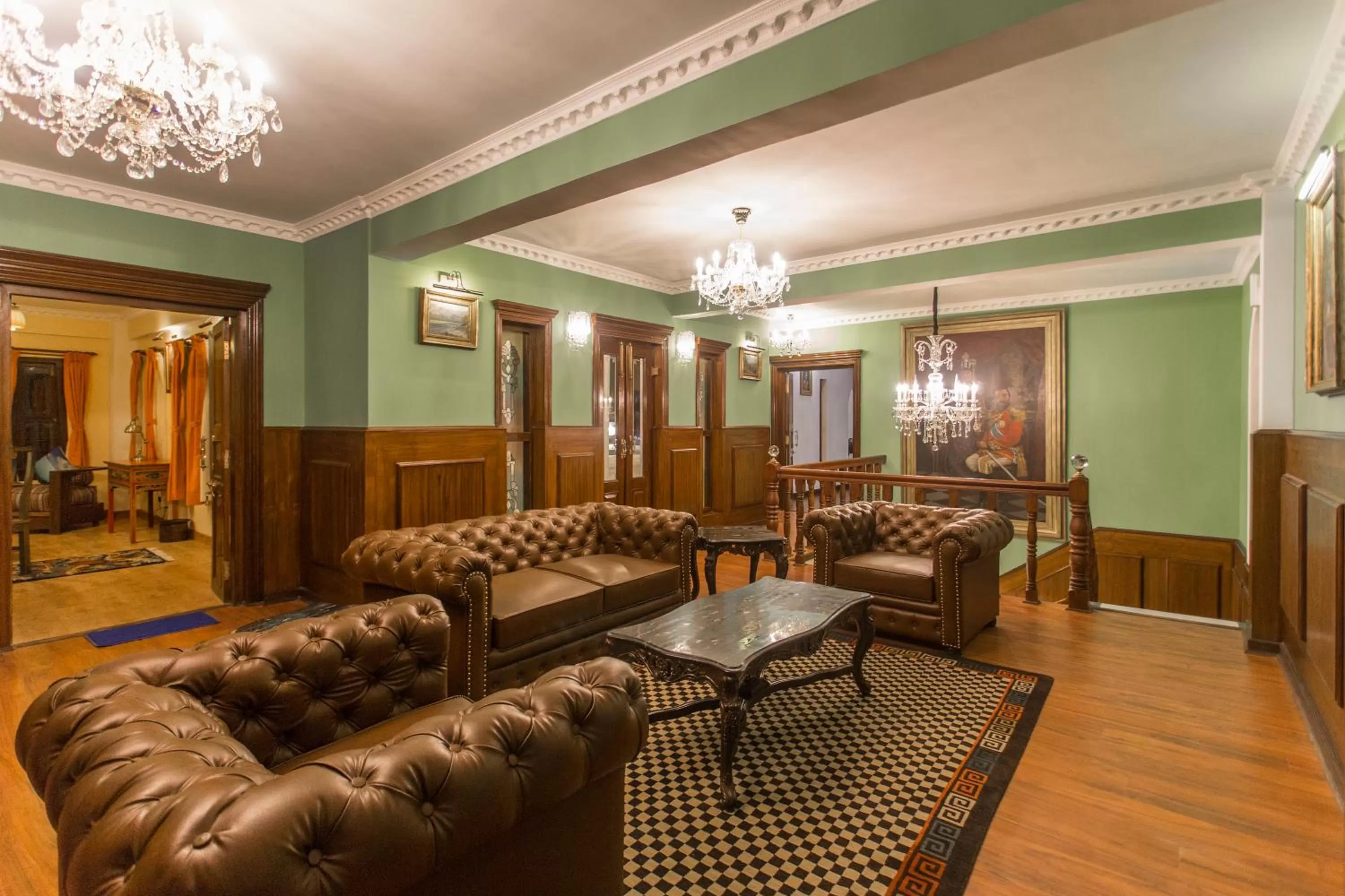 Library in Baber Mahal Vilas - The Heritage Hotel