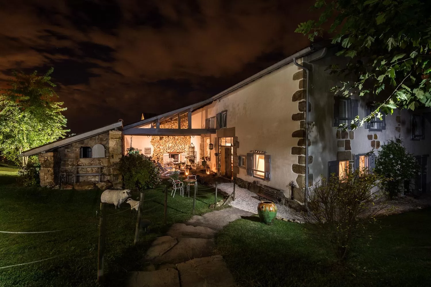 Patio, Property Building in Ferme Elhorga