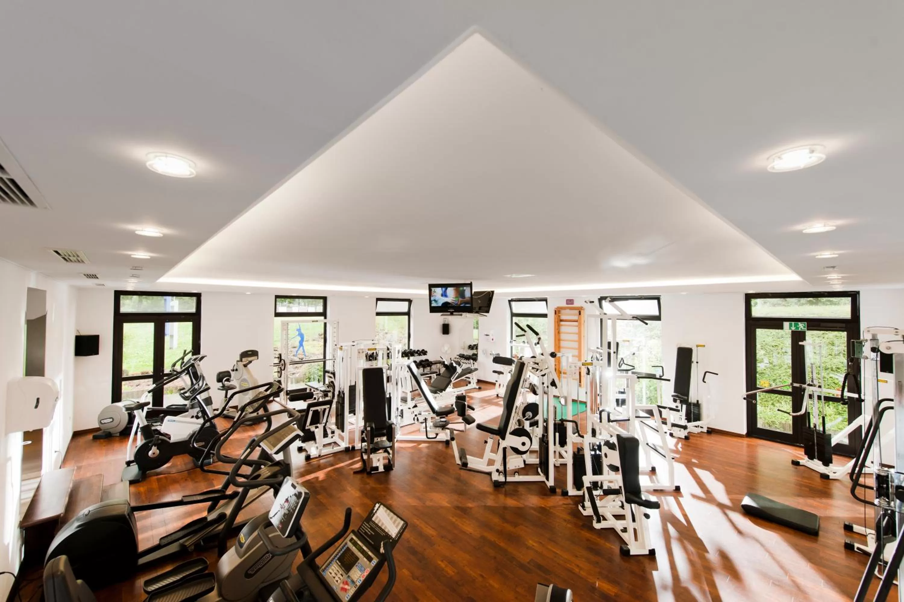 Fitness centre/facilities in Sporthotel Grafenwald 4 Sterne Superior