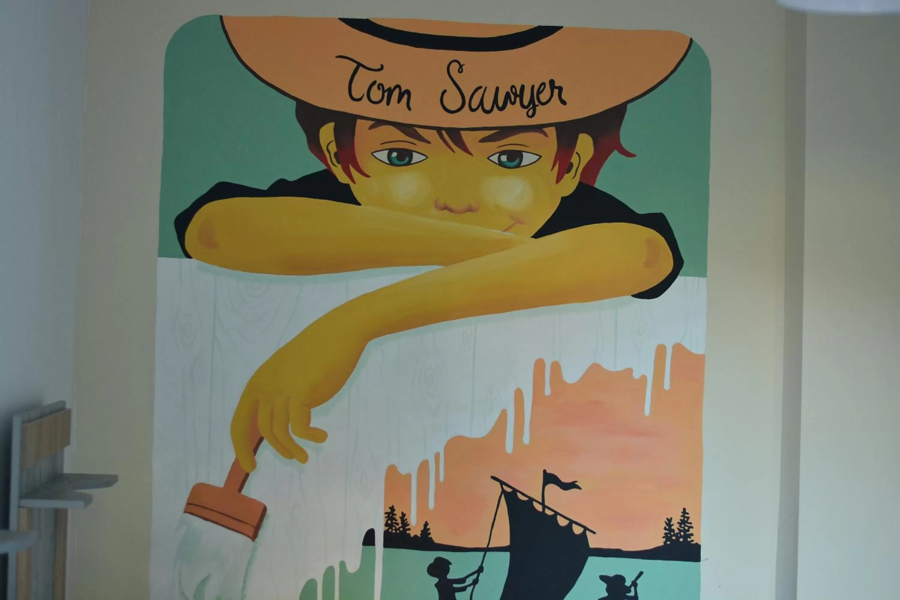 Decorative detail in Book Hotel