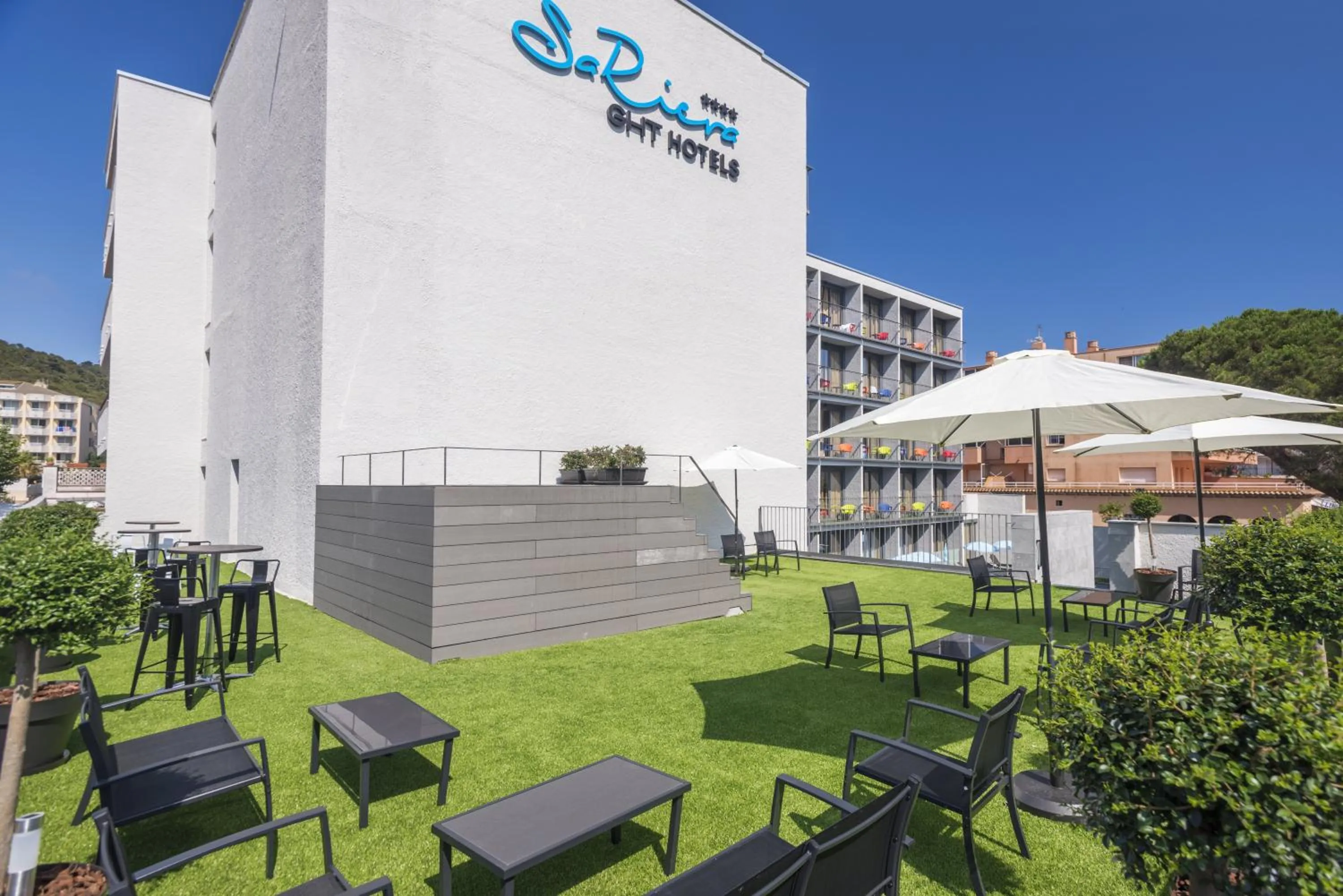 Swimming pool in GHT Sa Riera