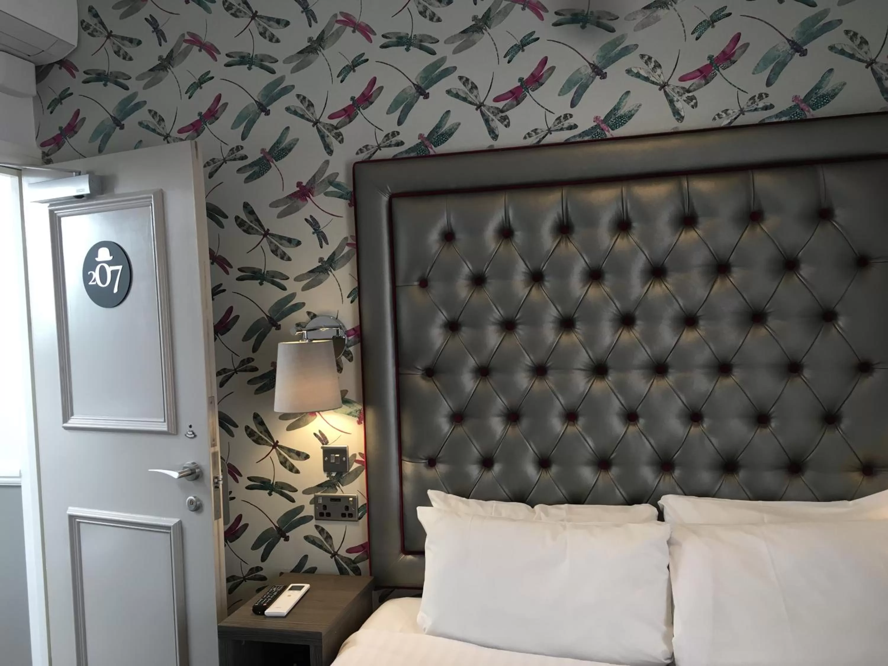 Bed in The Eaton Townhouse