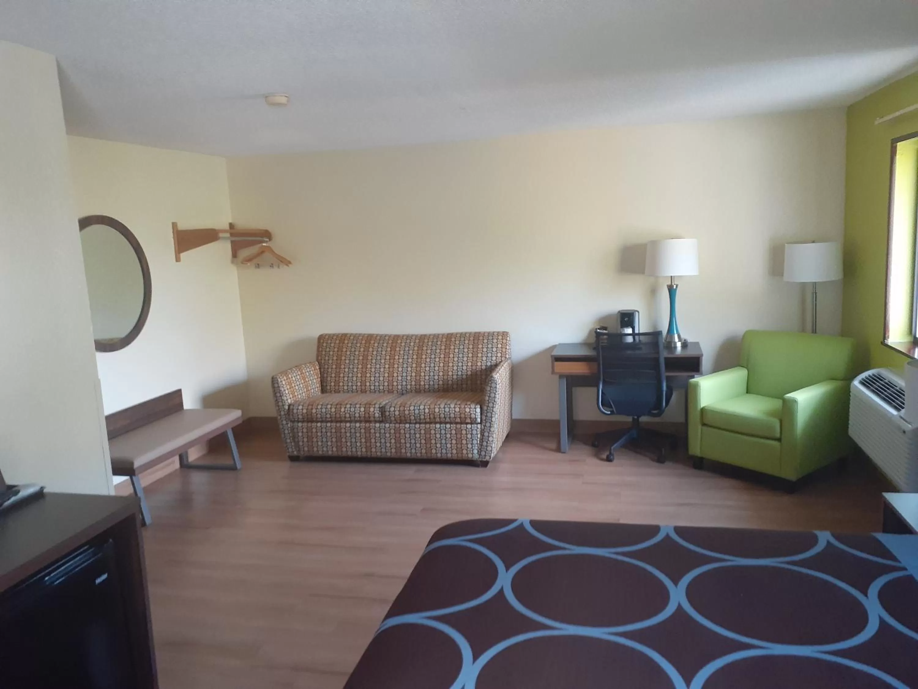 Seating area in Super 8 by Wyndham Farmville