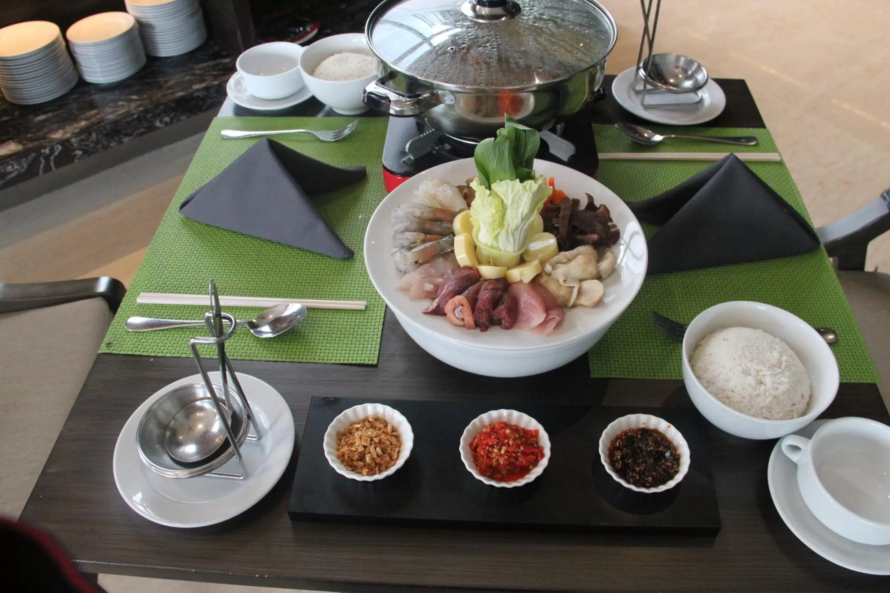 Food in Lombok Astoria Hotel