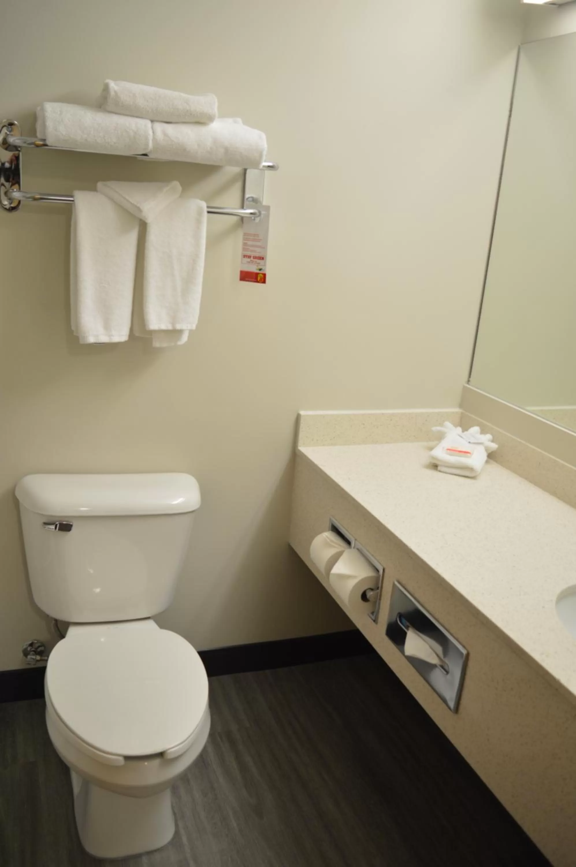 Toilet in Super 8 by Wyndham Grande Prairie