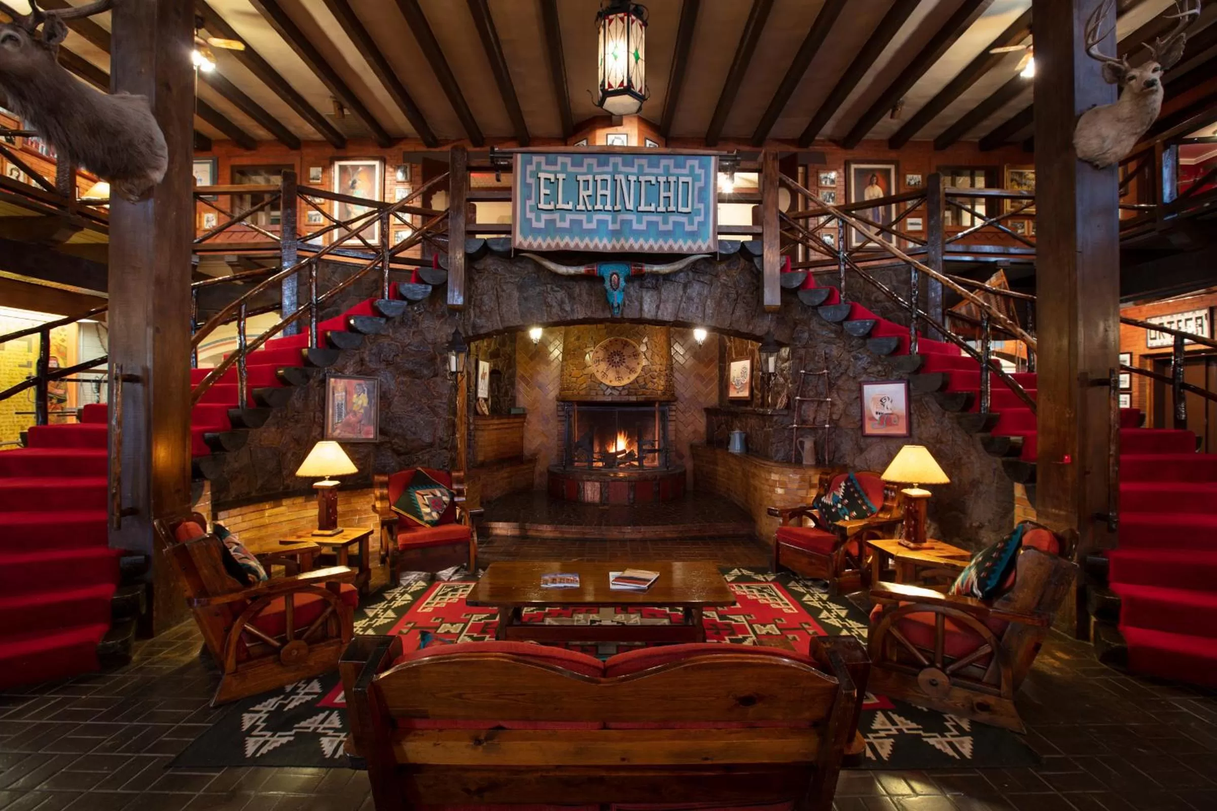 Lobby or reception in Hotel El Rancho