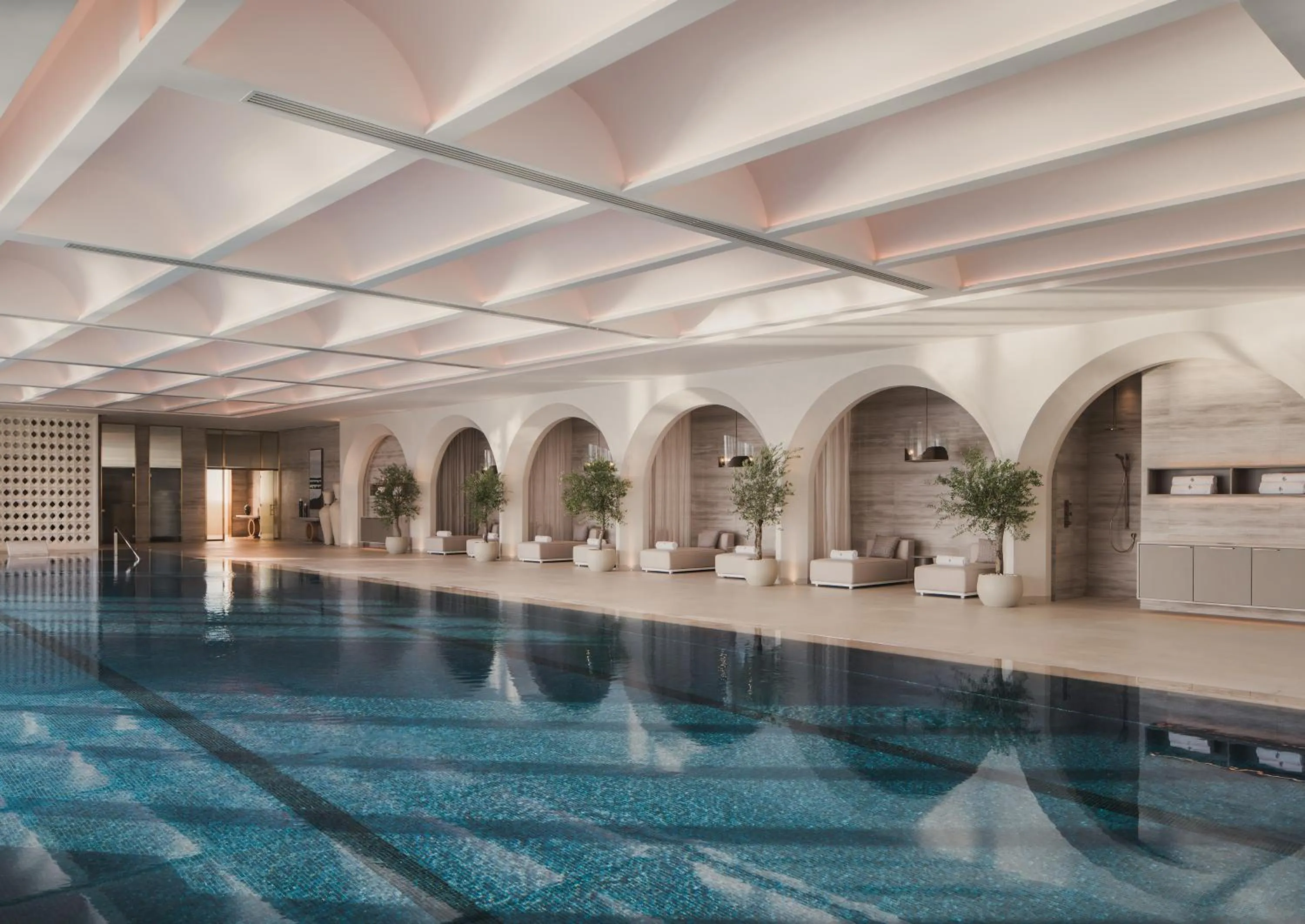 Pool view in Four Seasons Resort and Residences at The Pearl - Qatar