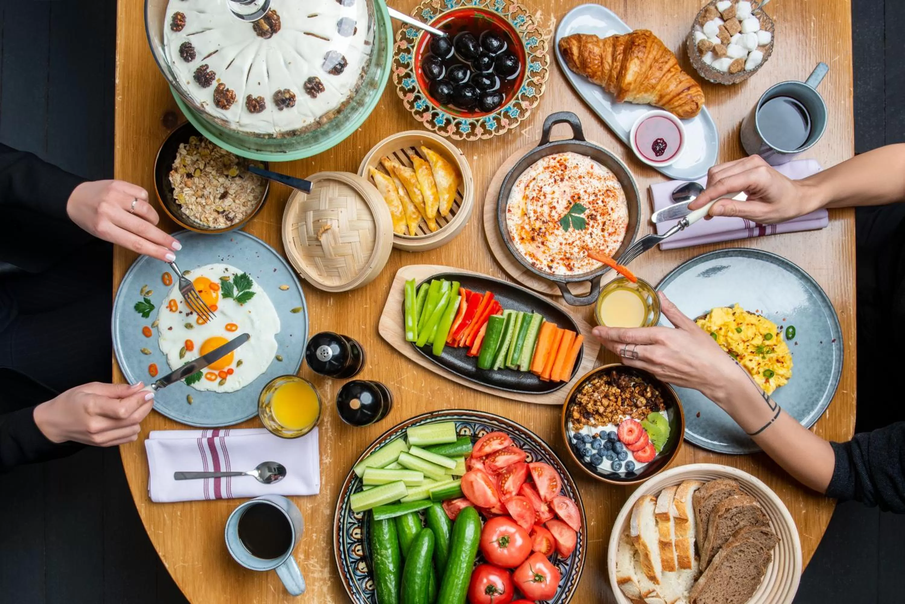 Breakfast in Communal Hotel Sololaki