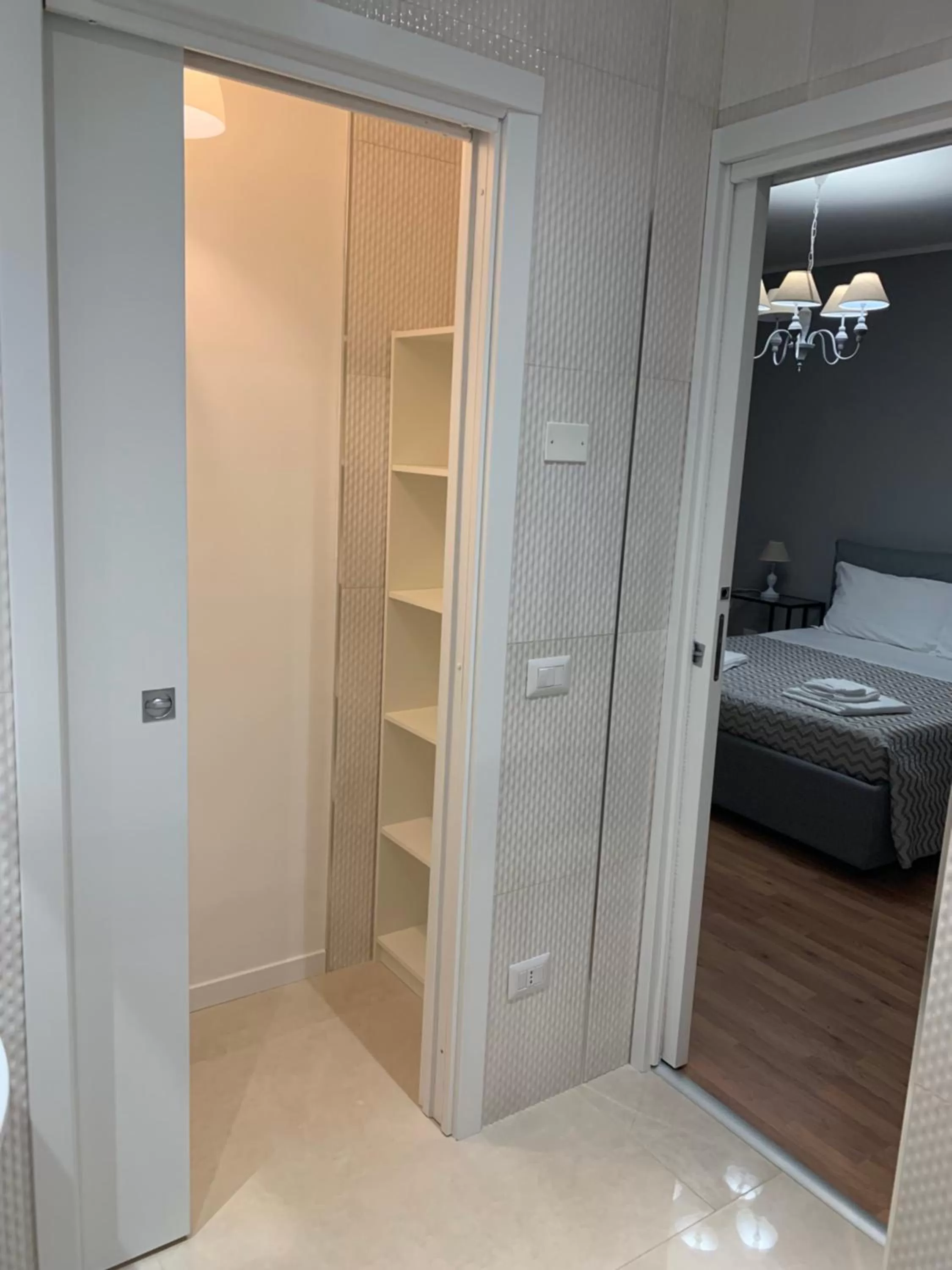 Bathroom, Bed in B&B La Rosa dei Venti