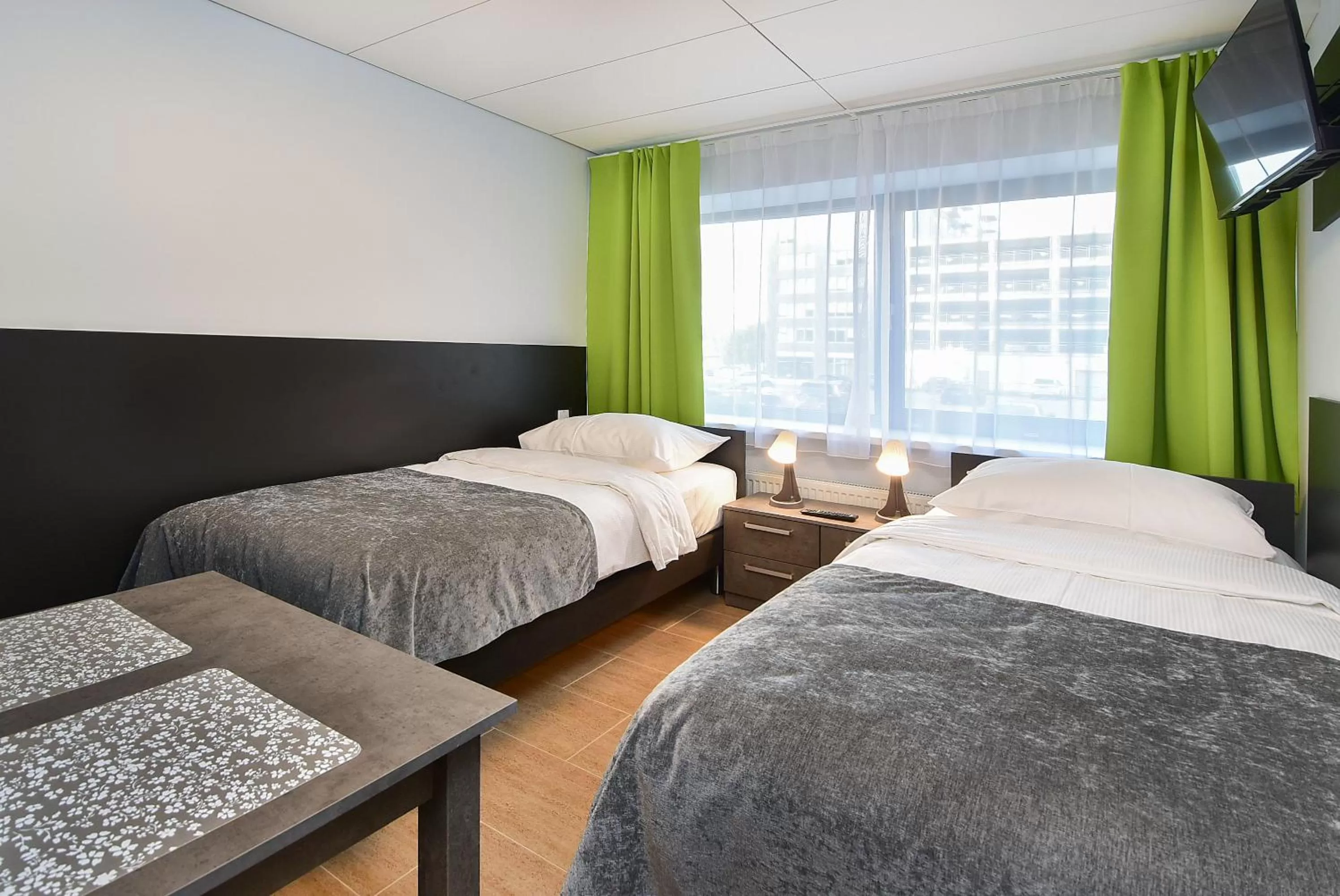 Bedroom, Bed in City Yard Inn Hotel