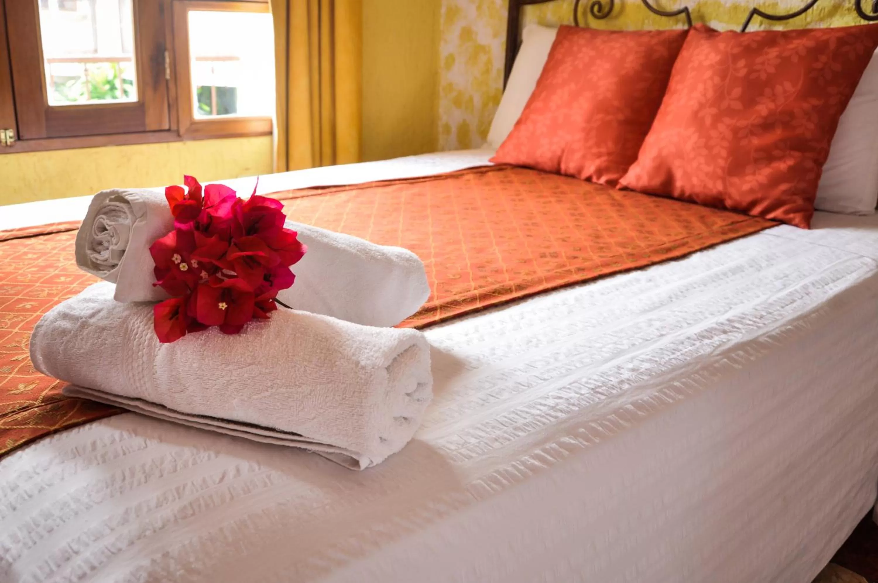 Bed in Hotel Quinta Maya