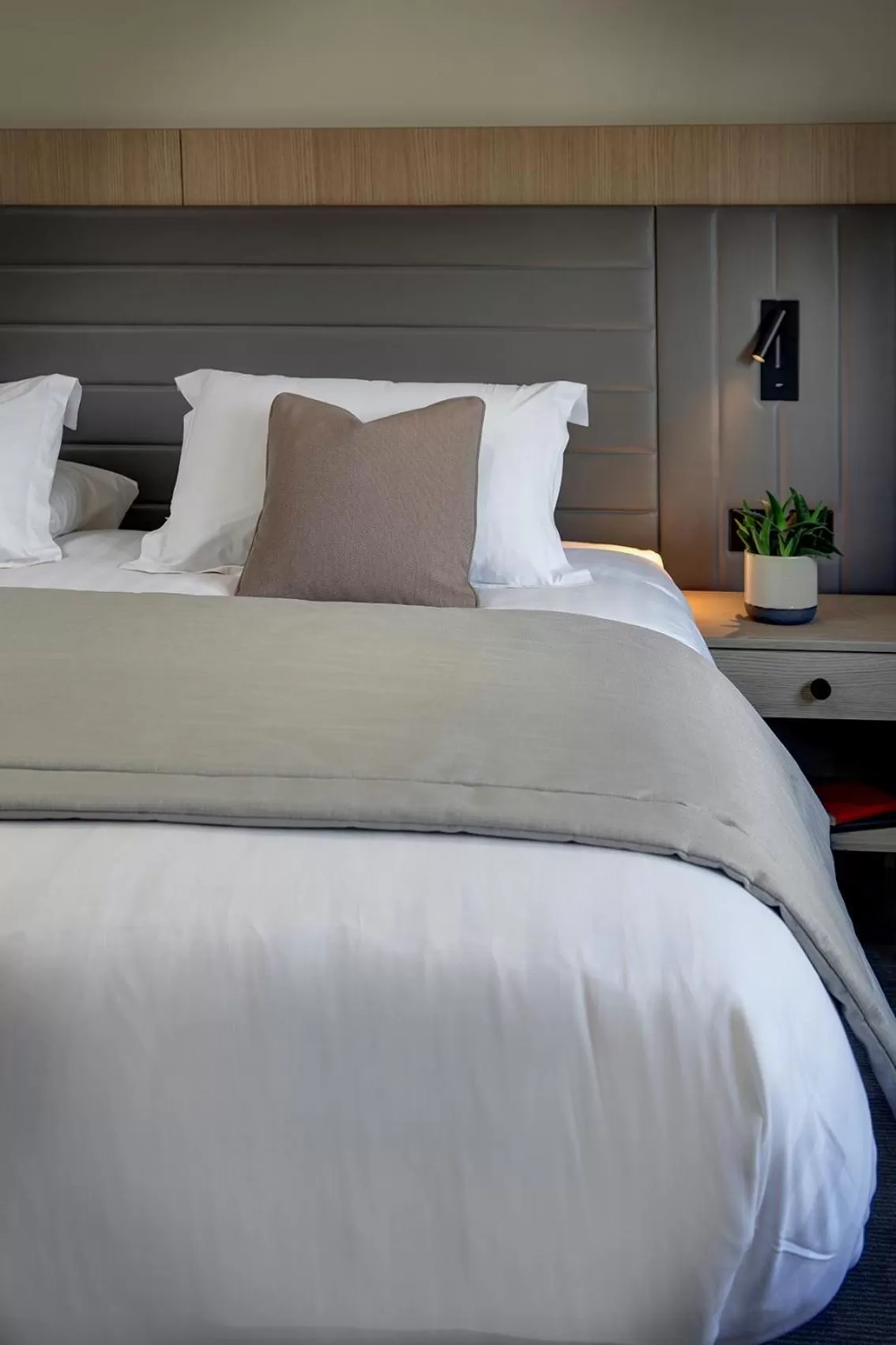 Bedroom, Bed in Mytton Fold Hotel, Ribble Valley