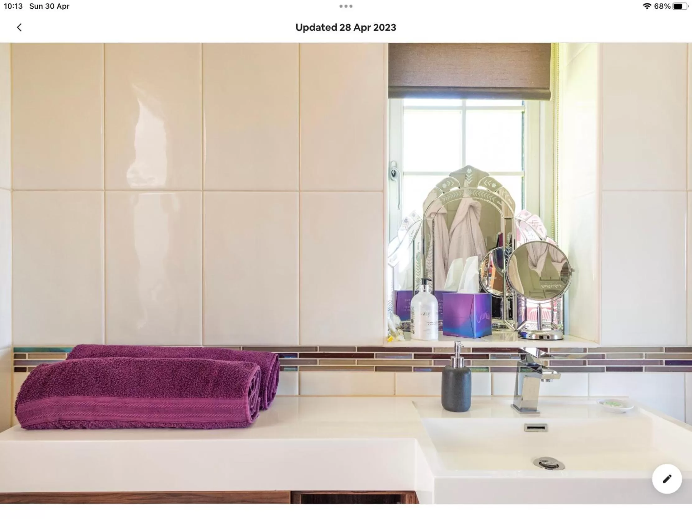 Bathroom in King's Suite at The Copthorne, Colwyn Bay, LL29 7YP