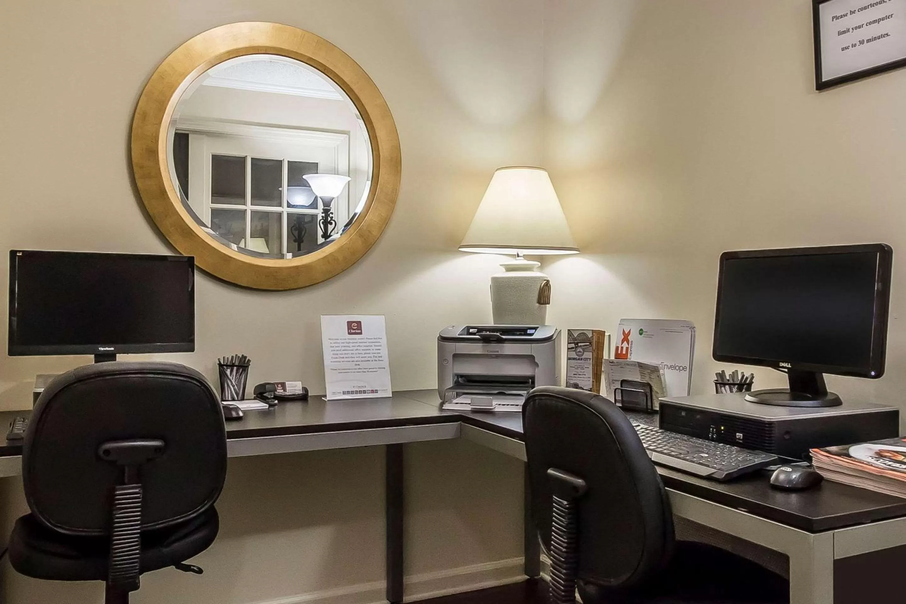 On site in Clarion Inn Morgan City