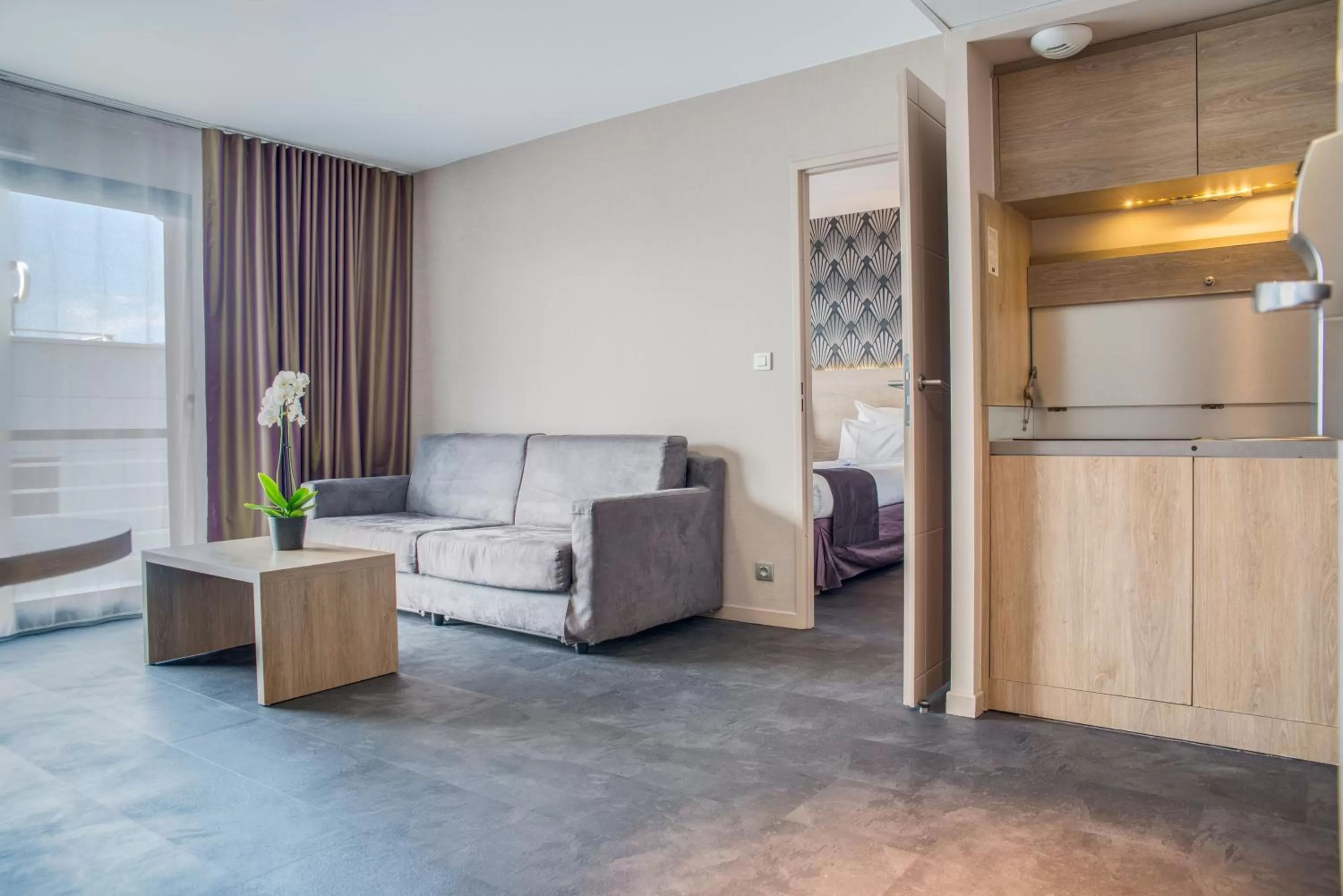 Seating area in Best Western Les Aureliades Saint Nazaire