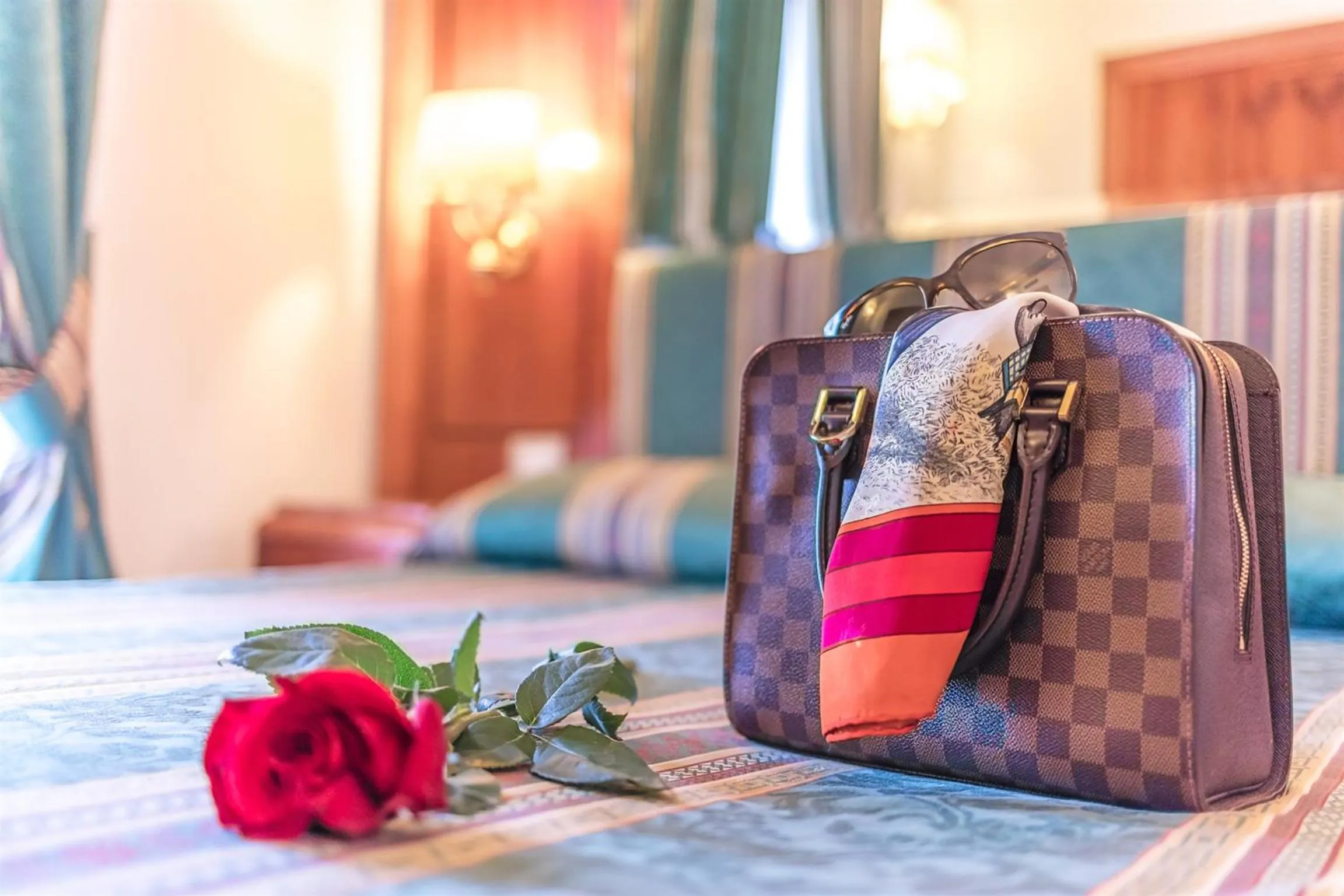 Decorative detail, Bed in Raeli Hotel Luce