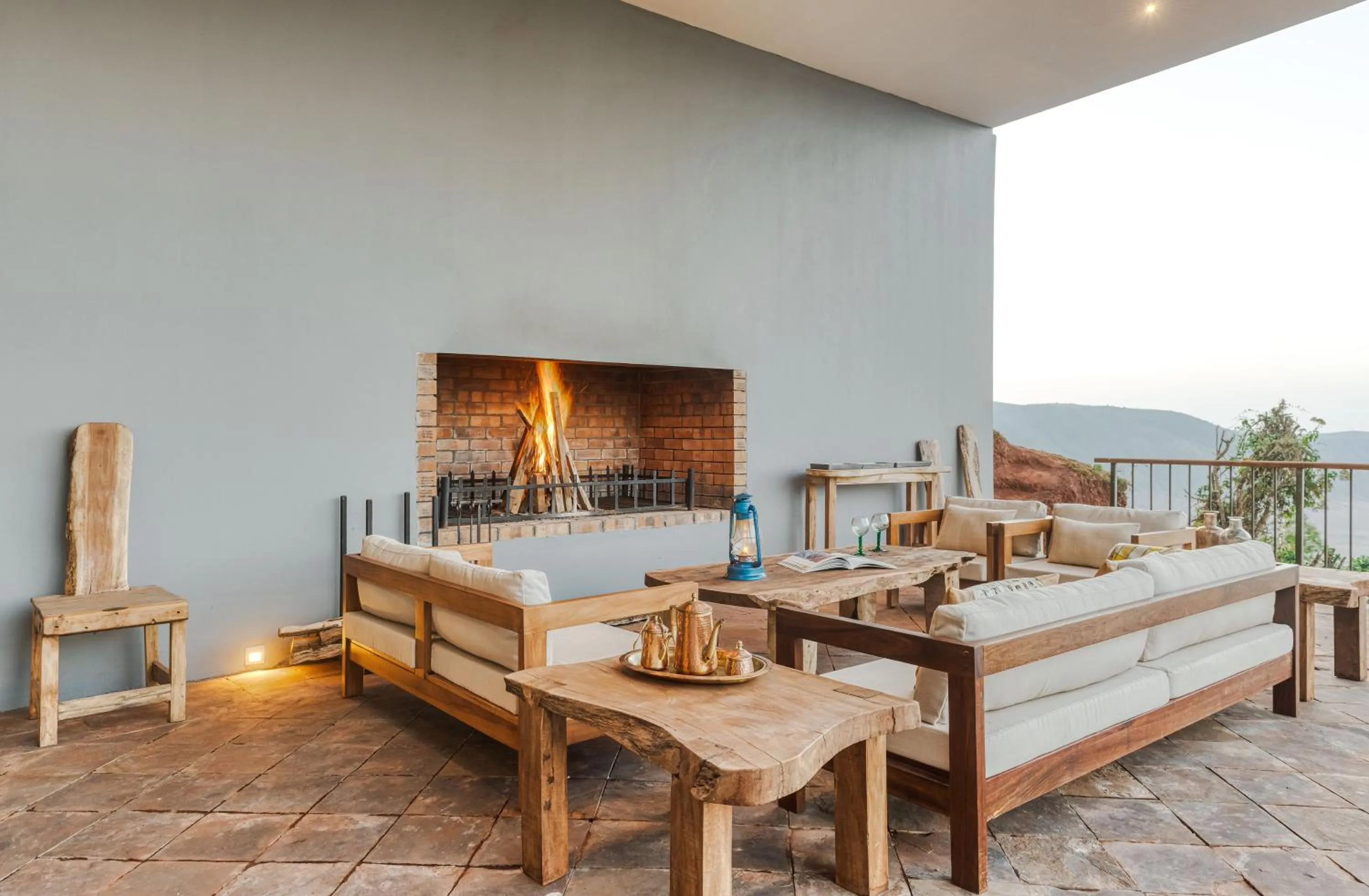 Patio in Ngorongoro Lodge member of Melia Collection - The Leading Hotels of the World