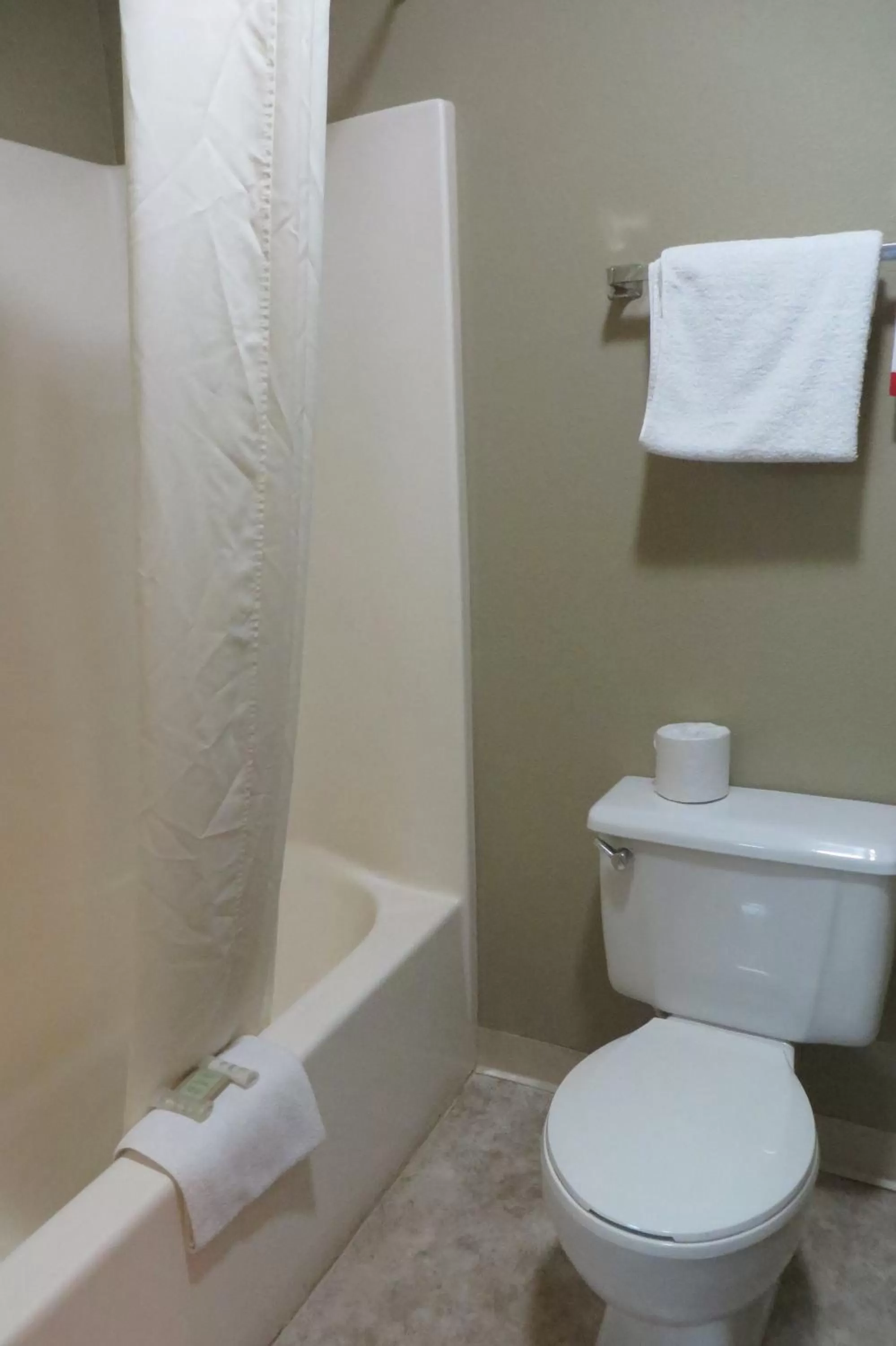 Bathroom in Super 8 by Wyndham Macomb