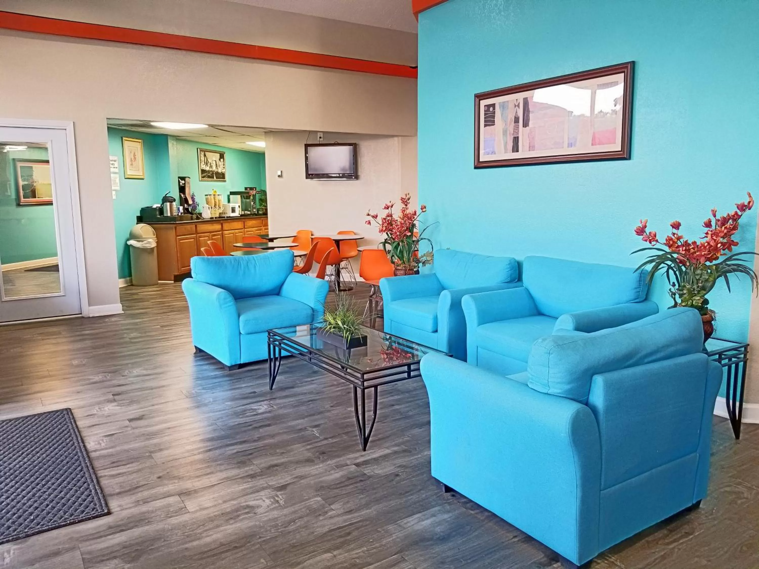 Lobby or reception in Howard Johnson by Wyndham Houston Hobby Airport